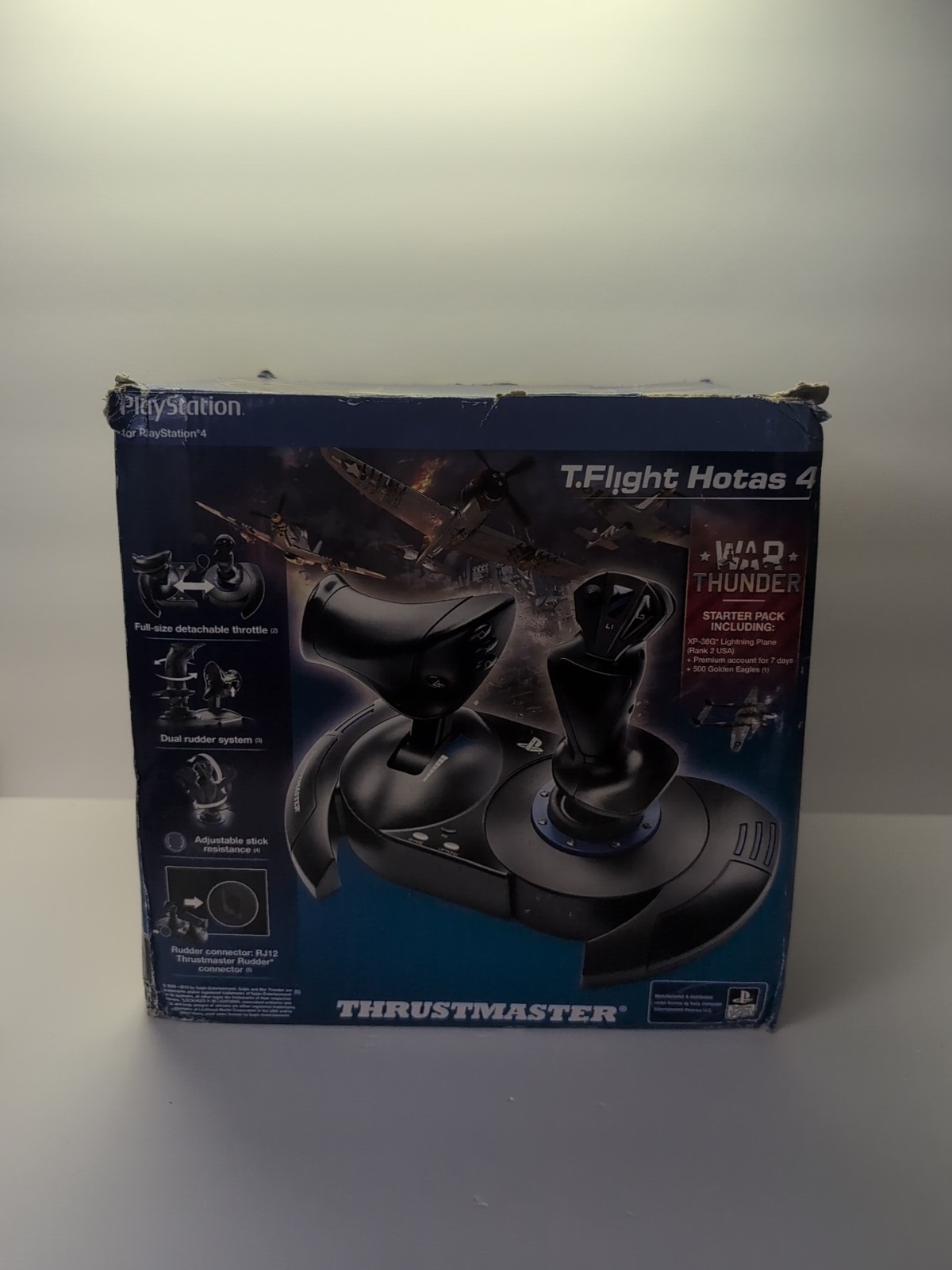 Thrustmaster T.Flight Hotas 4 Flight Stick PS4 PS5 PC Tested WAR THUNDER IN BOX