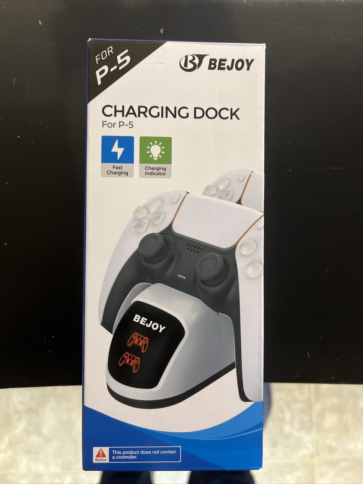 PS5 Dual Controller Charging Dock Station White – Bejoy – NEW
