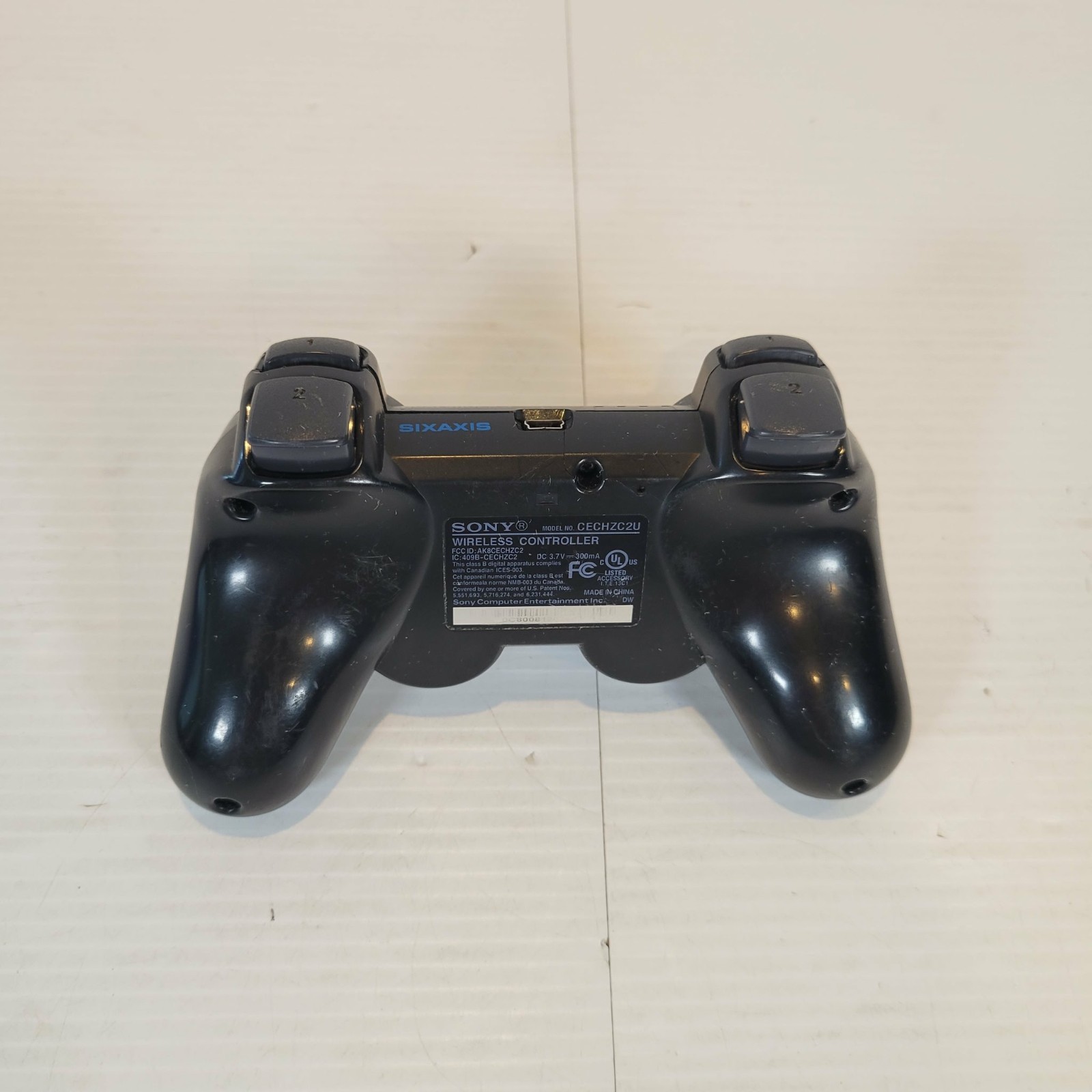 Sony PS3 DualShock 3 Wireless Controller Black OEM Tested