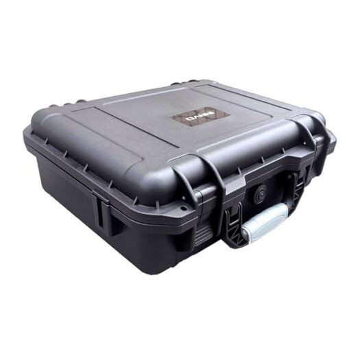 Waterproof Carrying Case for Starlink Mini, IP67 Shockproof Hard Shell Black