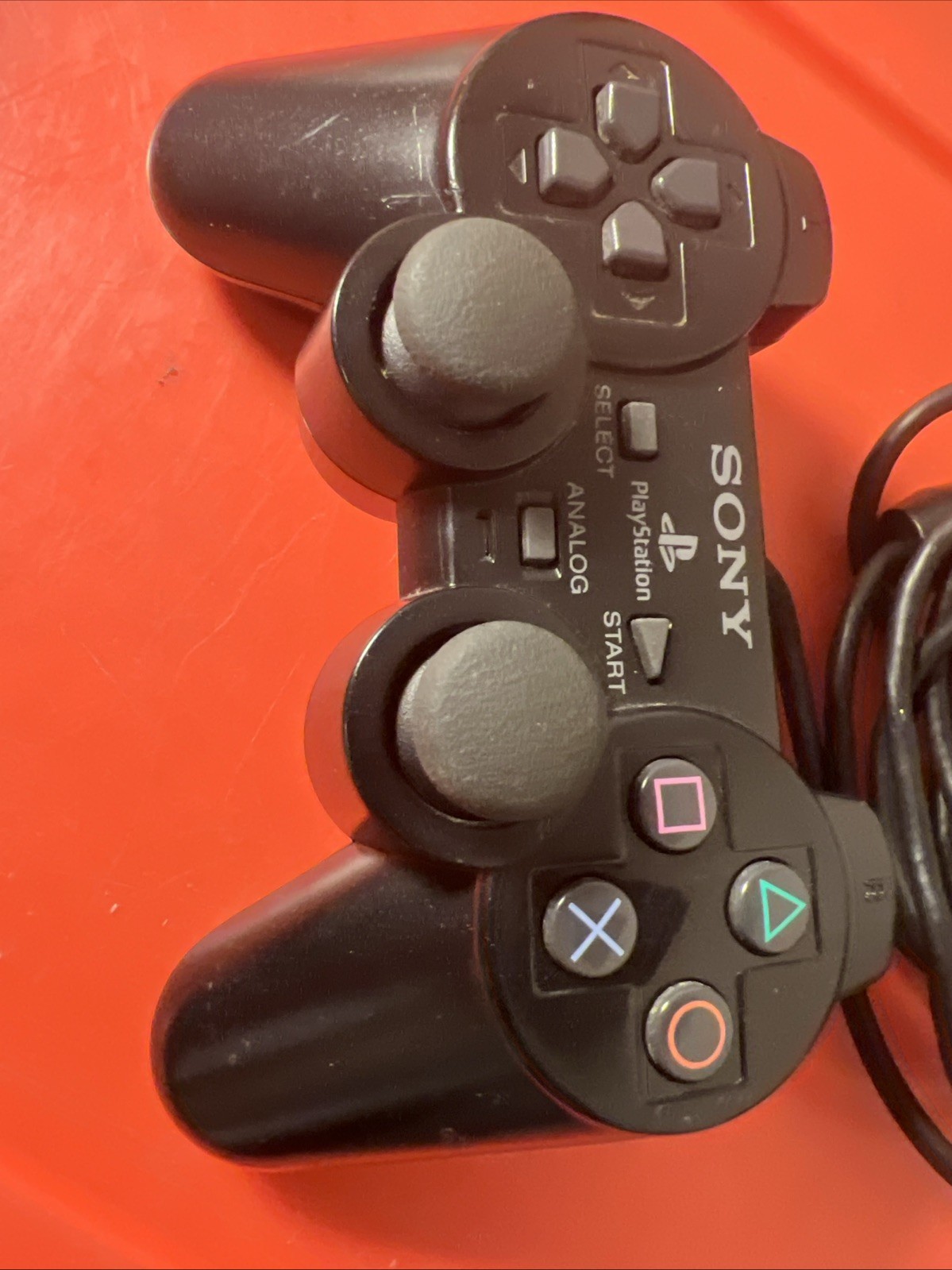 Black Dual Shock 2 Controller Official Sony PlayStation 2 PS2 SCPH-10010