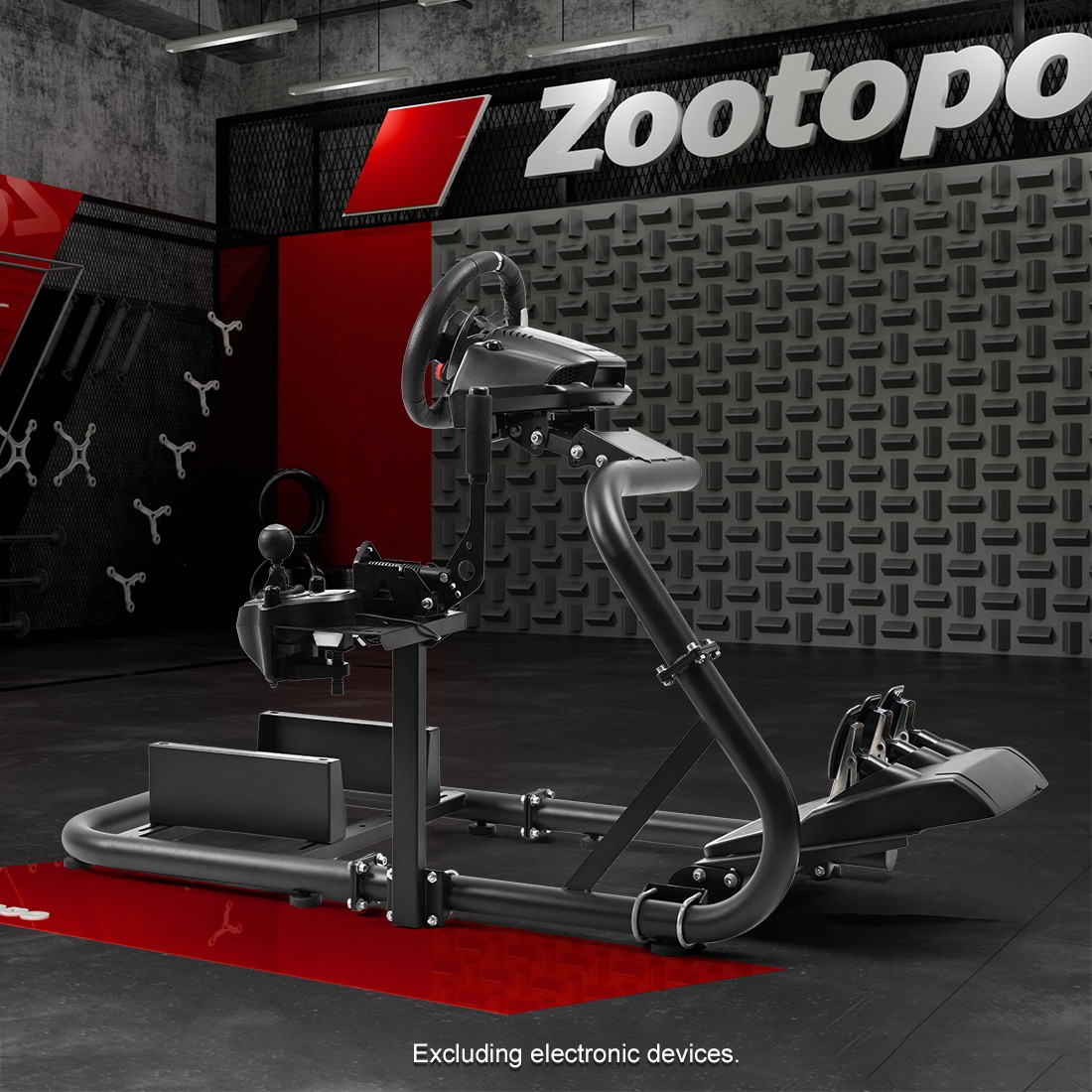 Zootopo Racing Simulator Cockpit Wheel Stand Fit Logitech G920 G923 Fanatec CSL