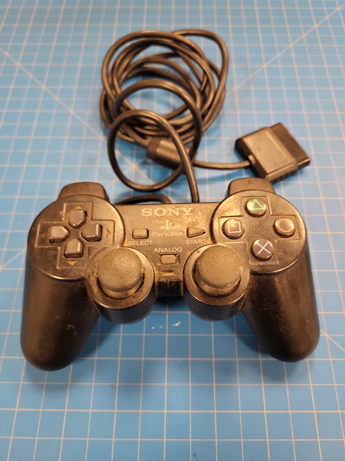 Sony PlayStation 2 PS2 DualShock 2 Wired Analog Controller Black SCPH-10010