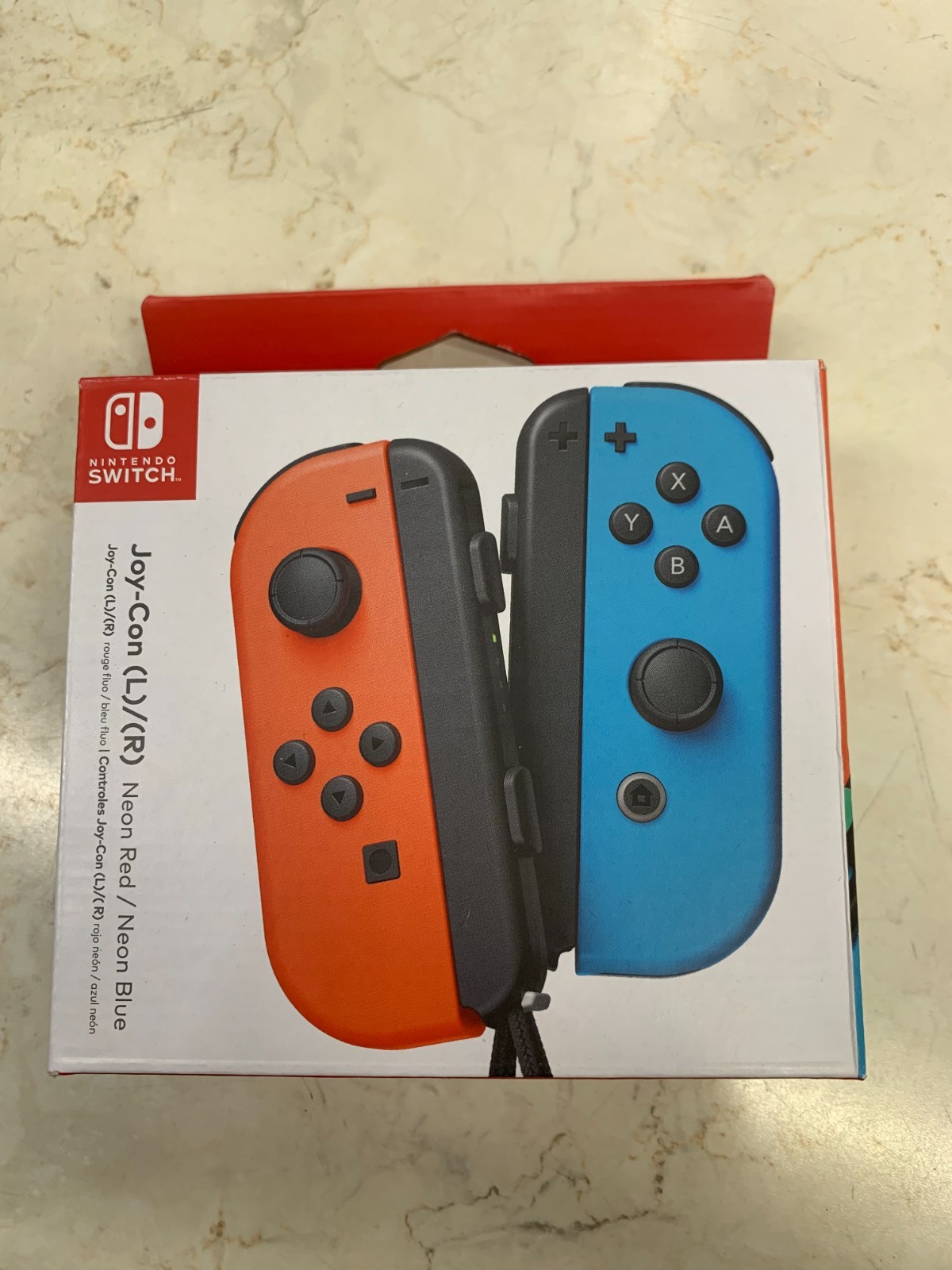 Nintendo Switch Joy-Con L/R Neon Red Blue Controllers Brand New Sealed