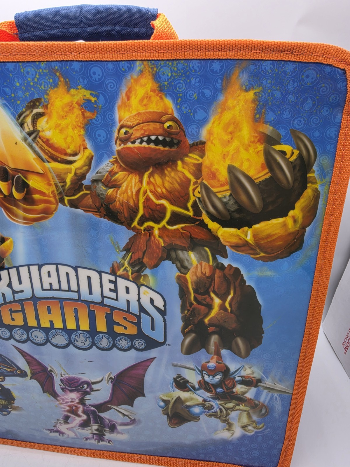 Skylanders Giants Blue Square Storage and Carrying Case Brand New Mint