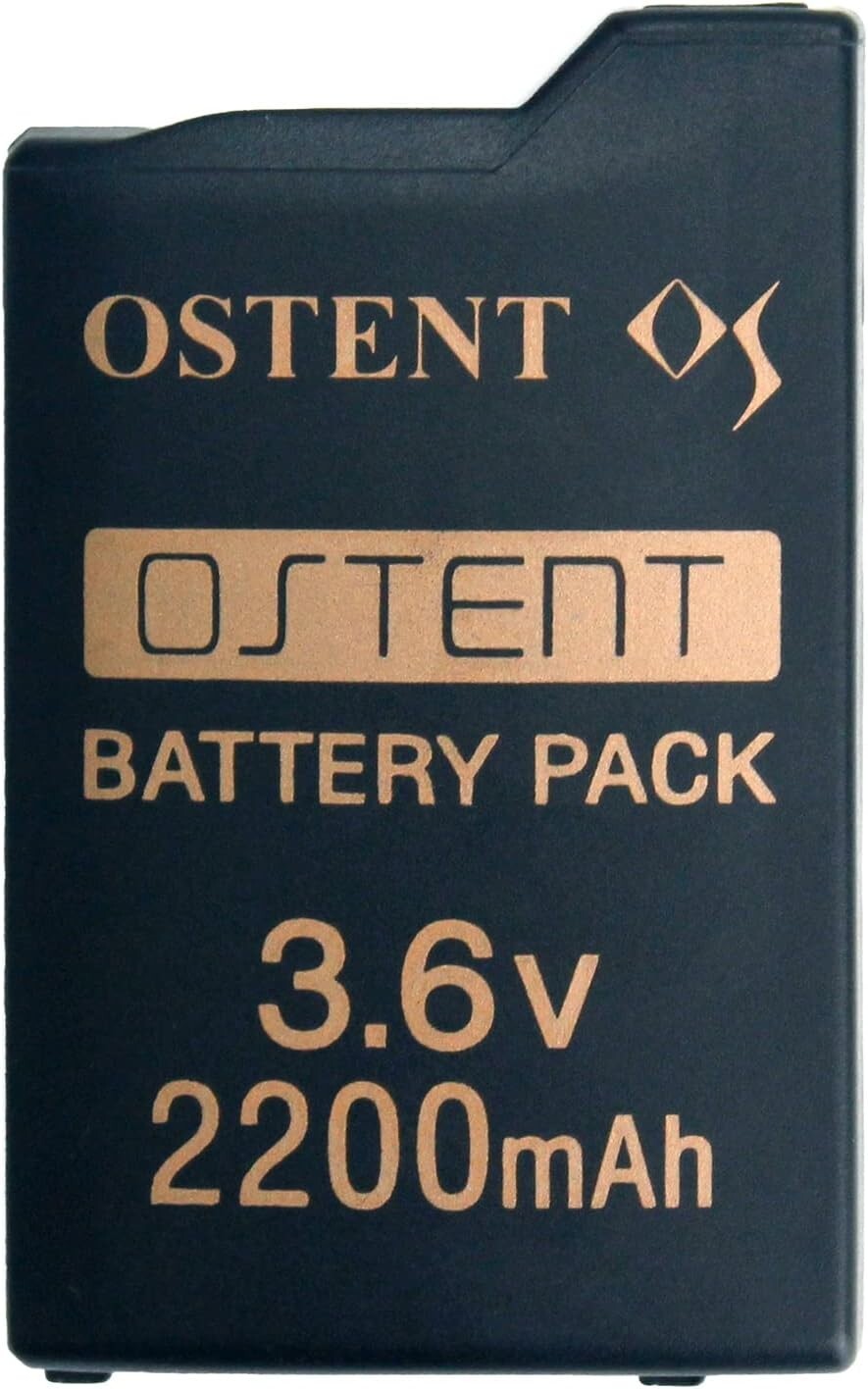 OSTENT 2200mAh 3.6V Lithium Ion Rechargeable Battery Pack for PSP 1000