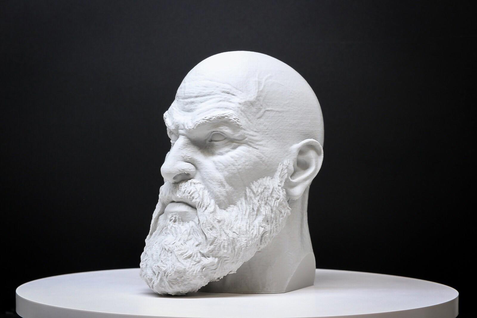 Kratos Headphone Stand | God of War Headphone Holder | PC Viking Headset Display