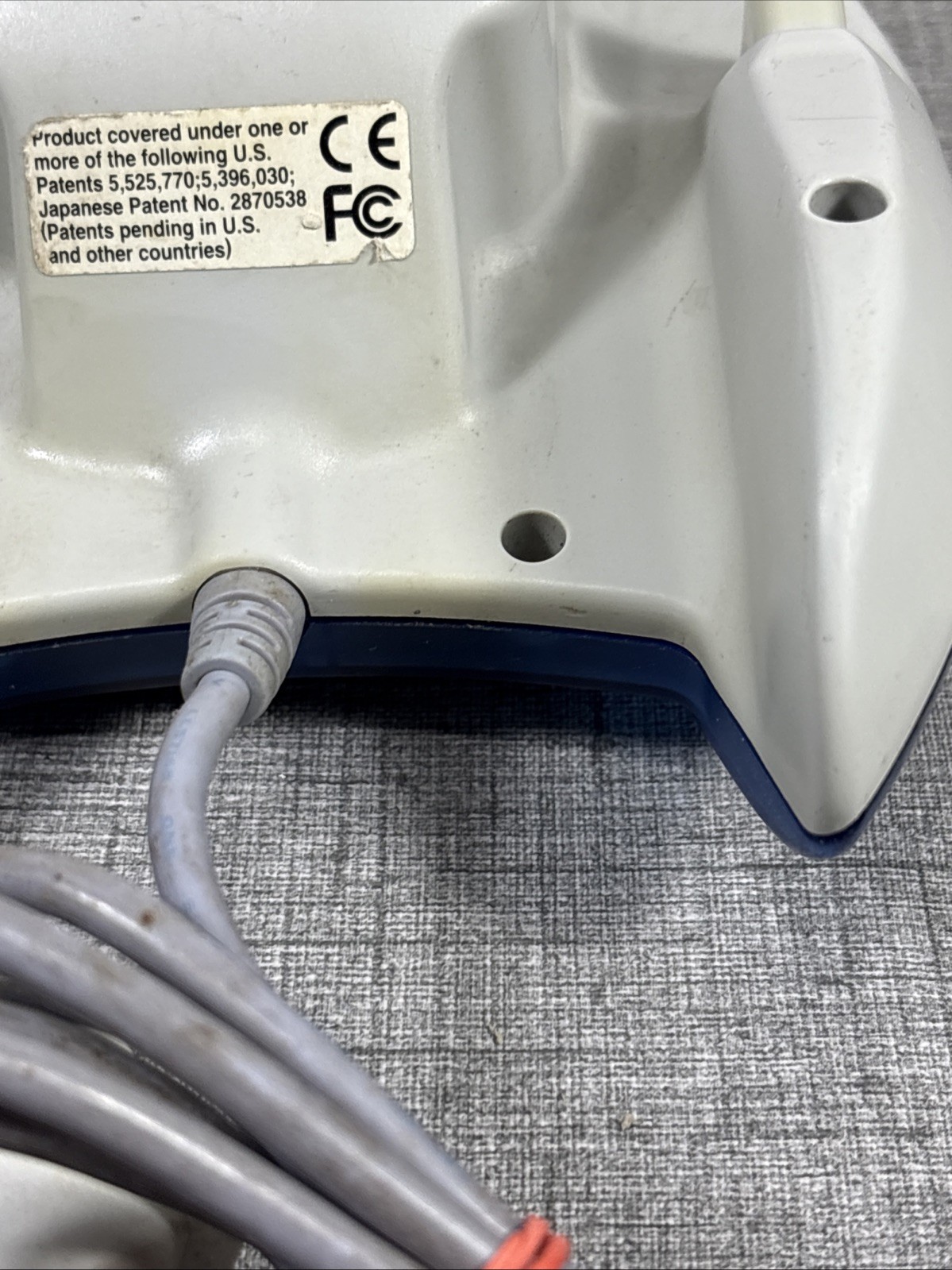 Sega Dreamcast Translucent Blue Controller HKT-7700 Tested & Works Free S&H