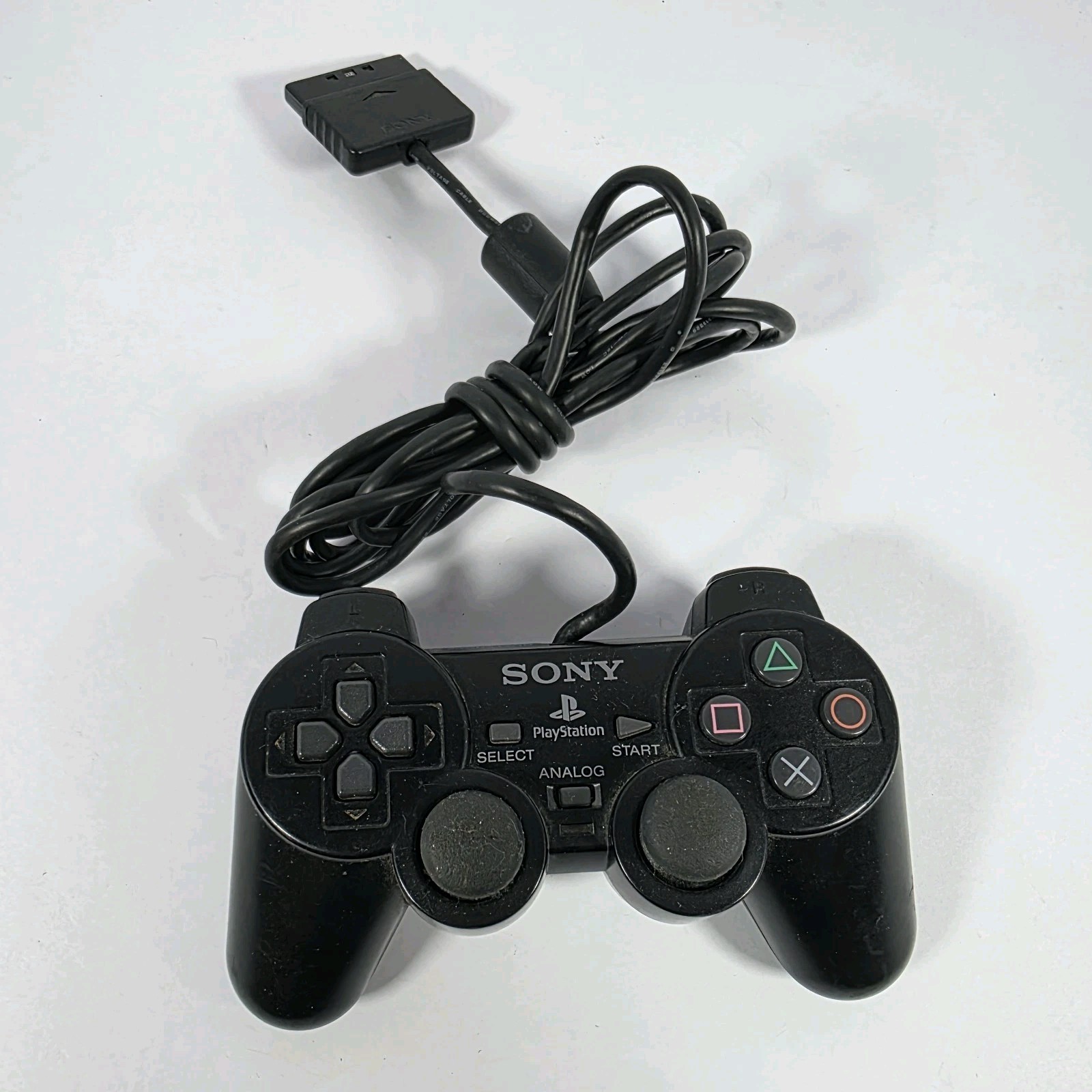 Sony PlayStation Analog Controller SCPH-1010 Black Wired Untested