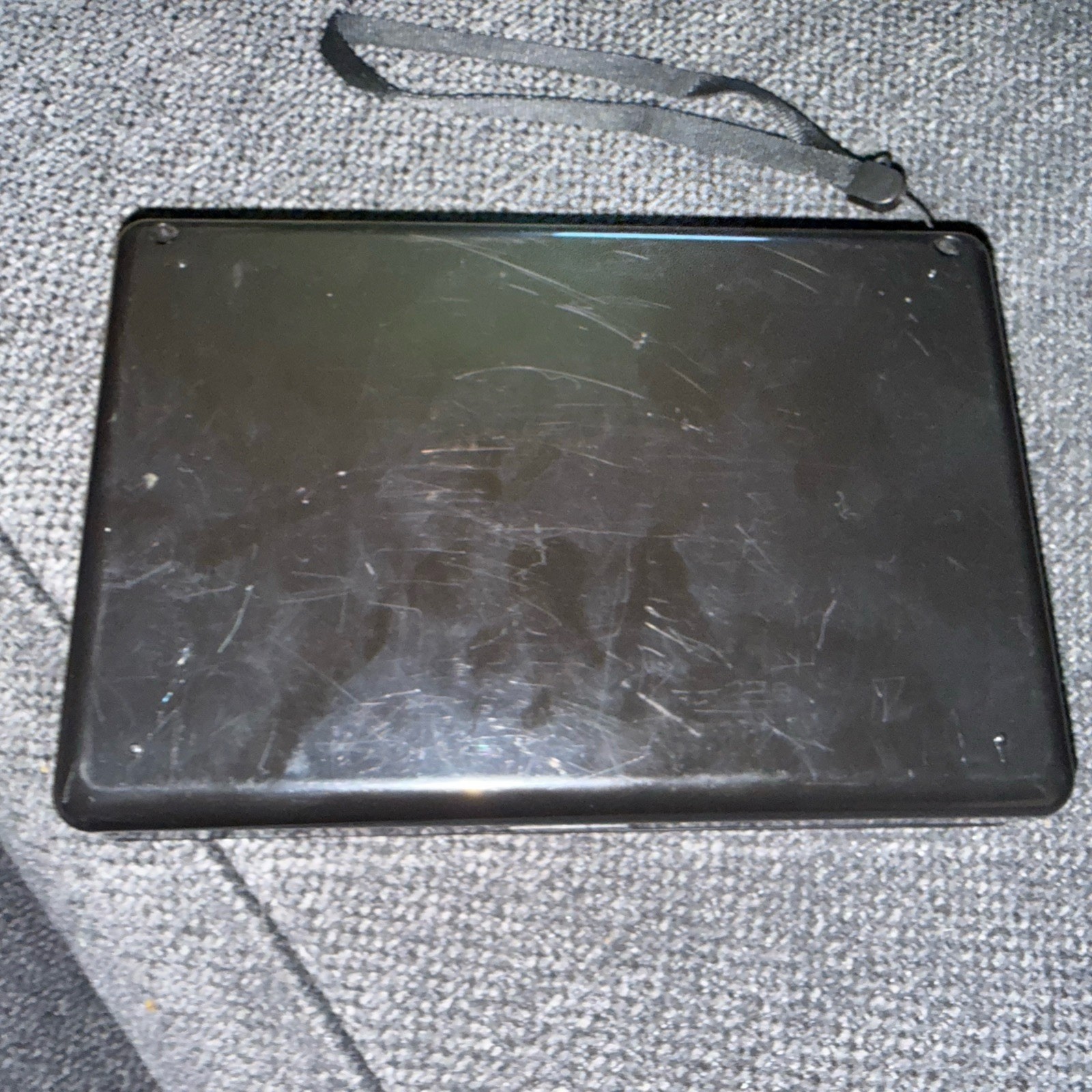 Black Nintendo DS Lite Video Game Hard Case Authentic Used Condition