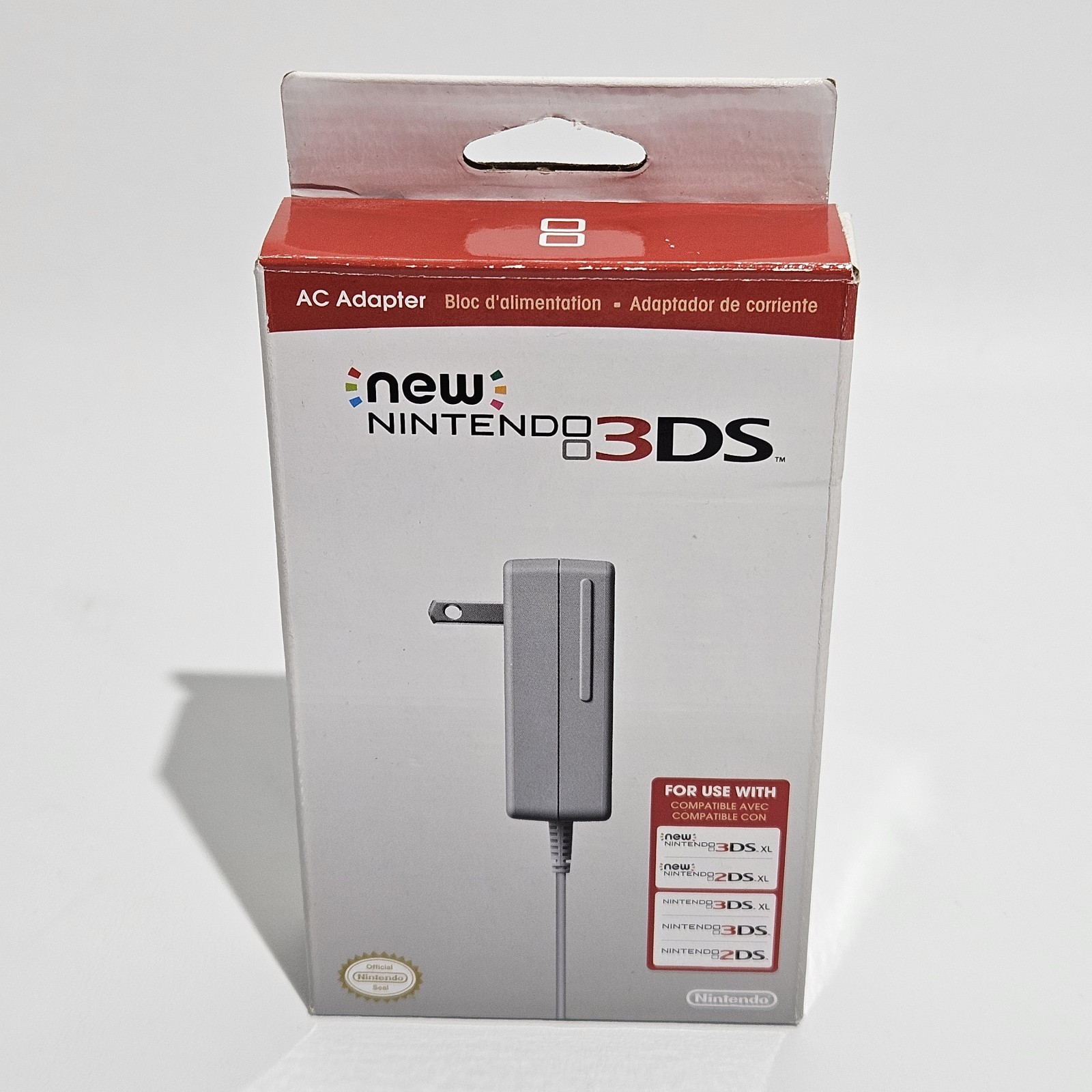 Official OEM AC Adapter for Nintendo 3DS/2DS – In The Original Box Used