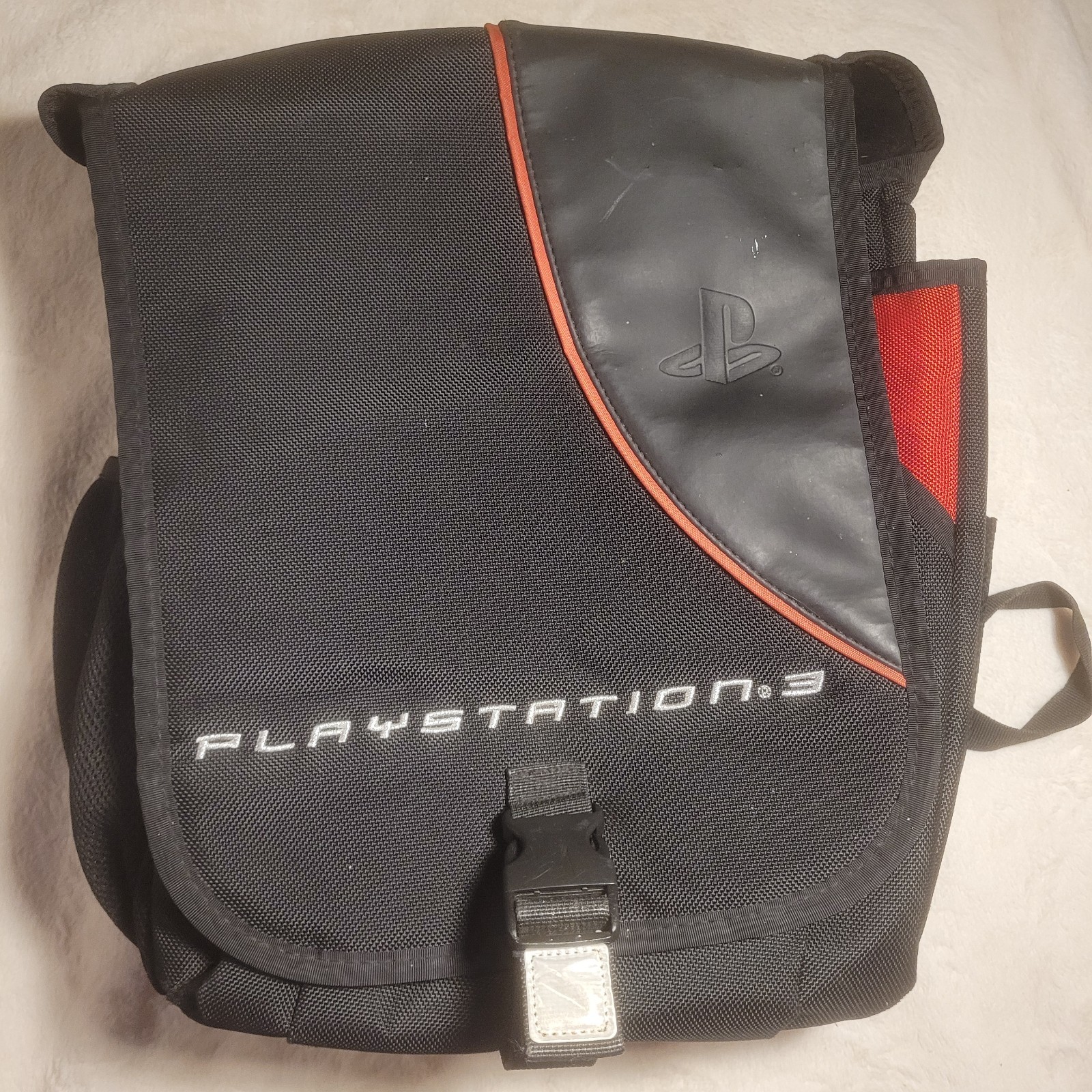 Official Sony PlayStation 3 Backpack PS3 Storage Travel Bag Carrying Soft Case