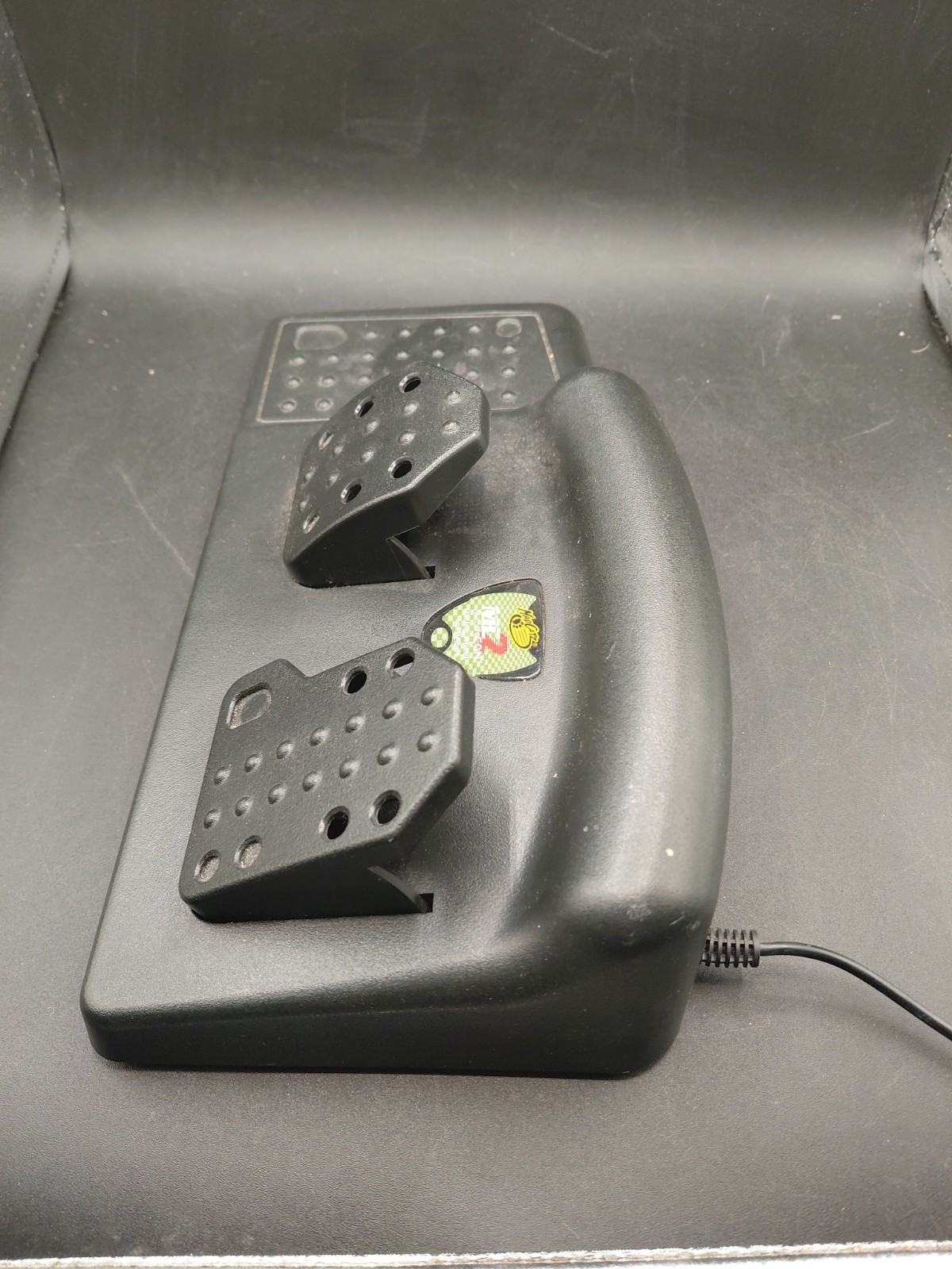 Vintage Mad Catz MC2 MicroCon Racing Wheel Pedals Original Xbox 4530 Untested