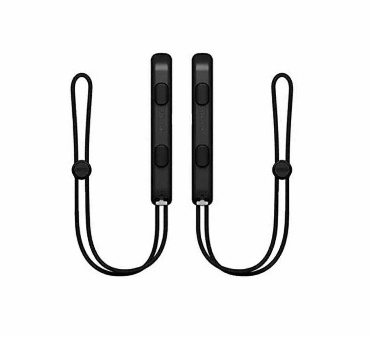 Set of 2 Genuine Nintendo Switch Joy Con-Remote Black Wrist Straps HAC-014