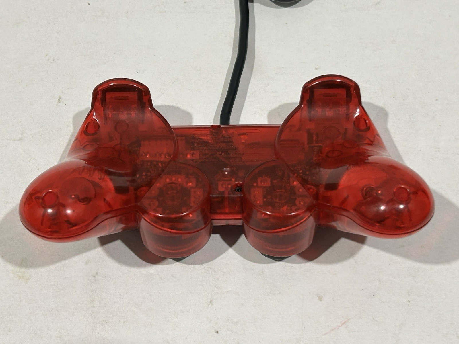 PlayStation PS2 Official Dual Shock2 Controller Crimson Red SCPH-10010 Excellent