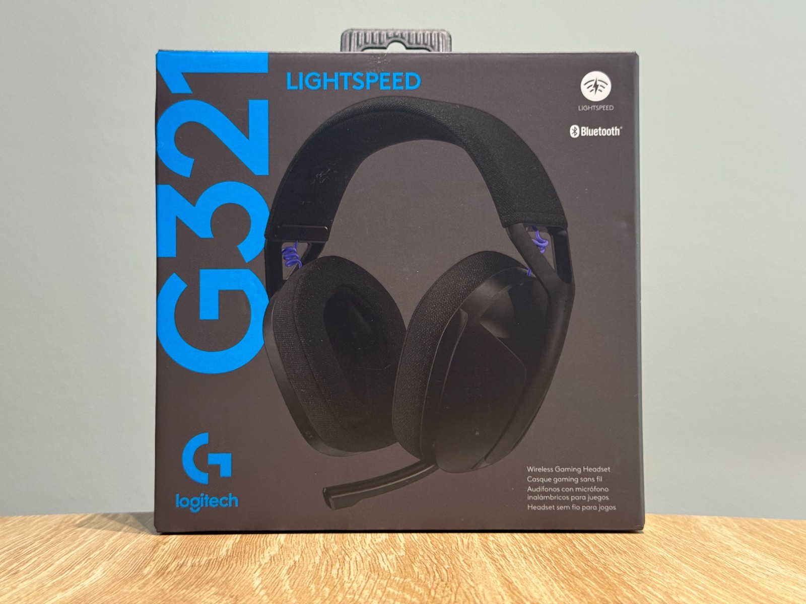 Logitech G321 Lightspeed Wireless Bluetooth Gaming Headset, Dynamic Comfort and