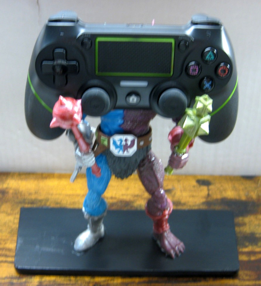 Custom MOTU Masters of the Universe Two Bad Video Game Controller Holder Stand