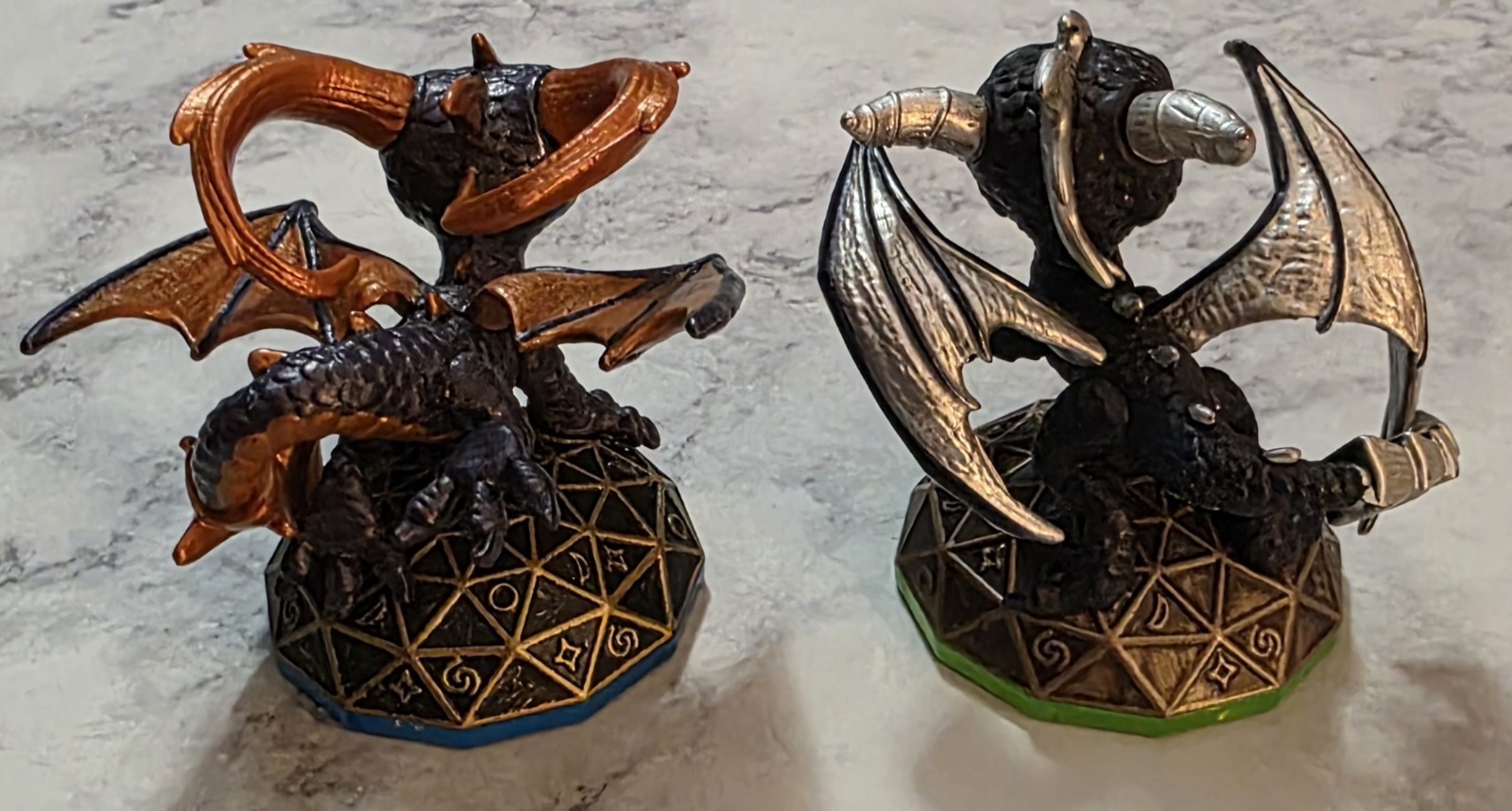Dark Spyro & Mega Ram Spyro Bundle (Activision Skylanders) Lot of 2