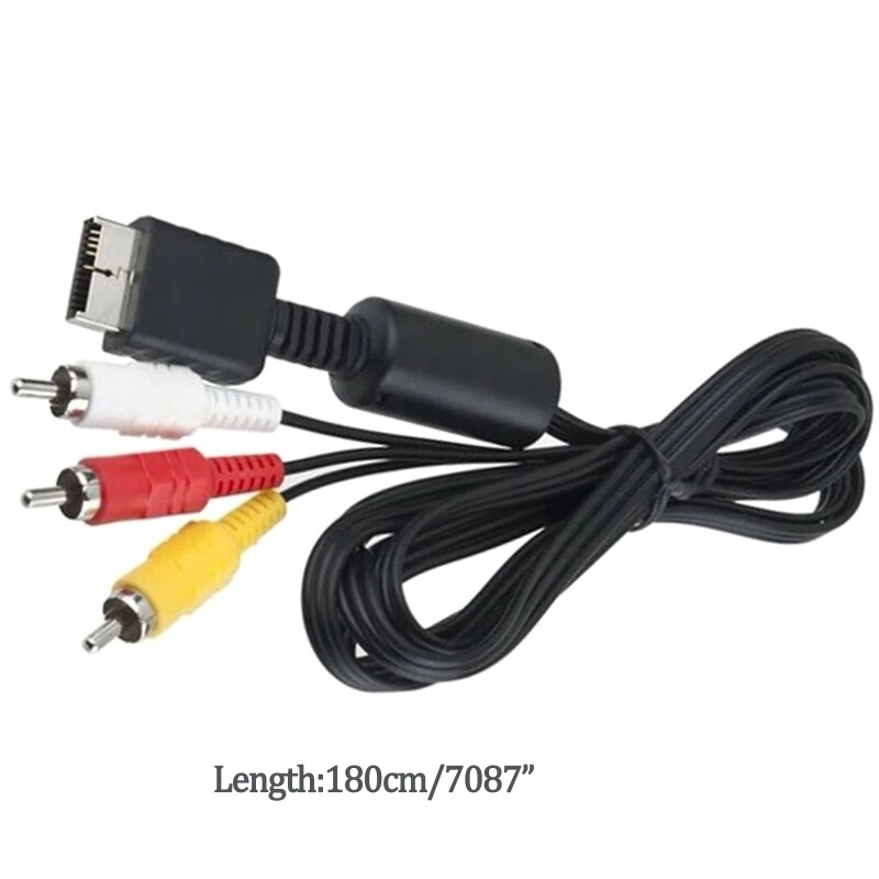 1.8m/5.9ft RCA Video AV Stereo Composite Adapter Cable For for