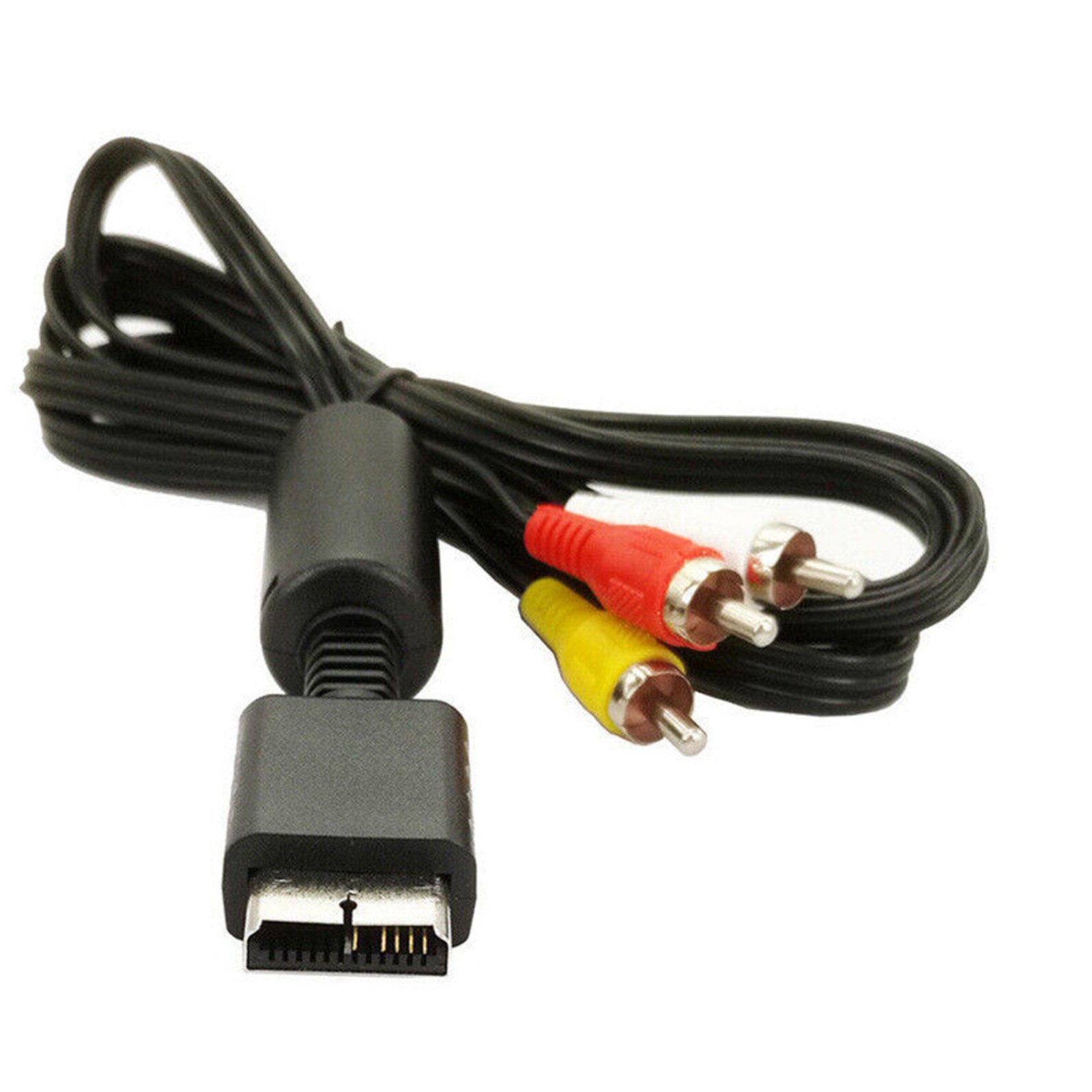 TV AV RCA Audio & Video Cable Lead Cord for SONY Playstation 1 2 3 PS1 PS2 PS3 c