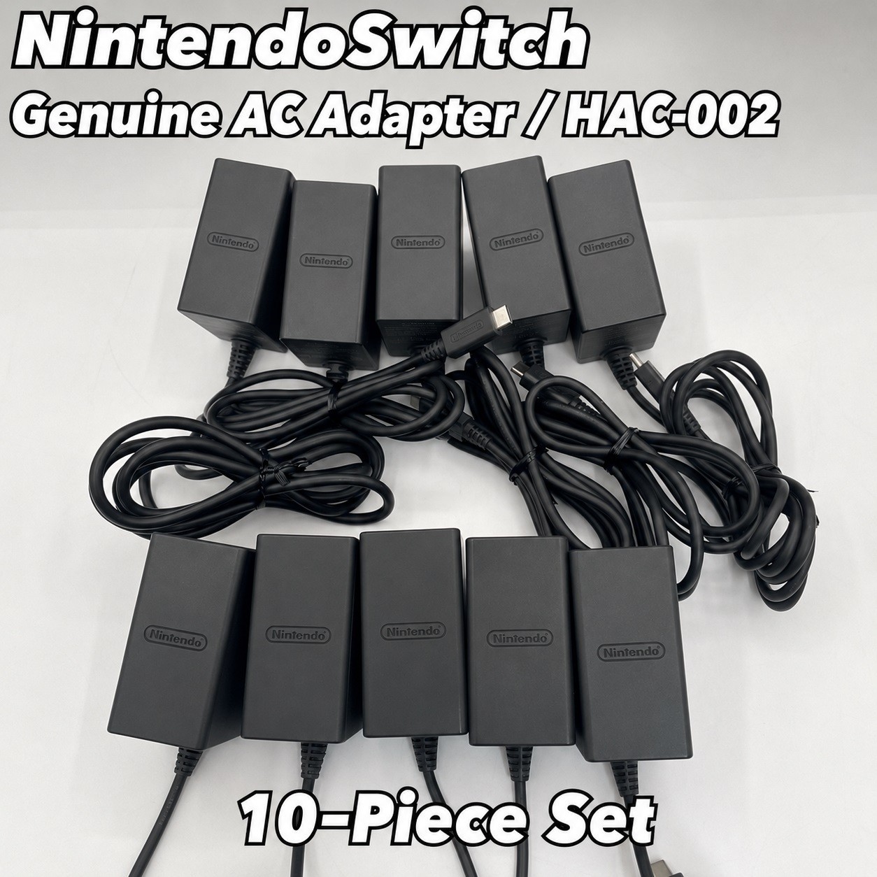 Genuine Nintendo Switch AC Adapter HAC-002 Lot of 10 Tested Japan Charger