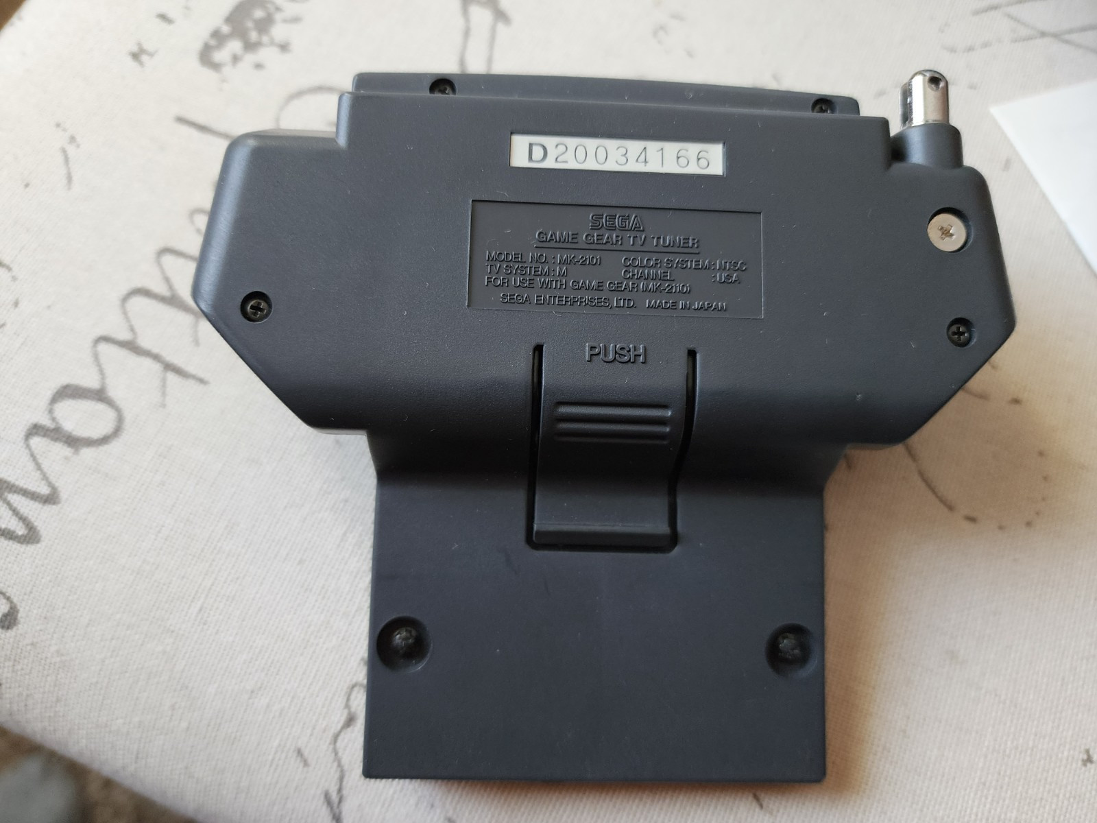 Sega Game Gear TV Tuner MK-2101 With box, manual, tray insert 1991