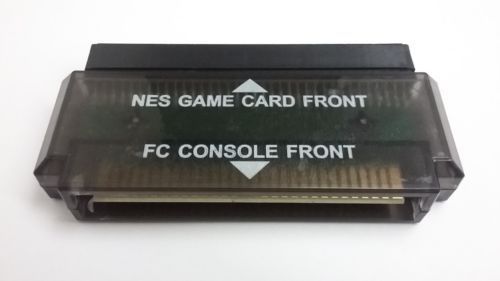 72 to 60 Pin Adapter Converter Play NES Game on Famicom NTSC PAL Shielded cover