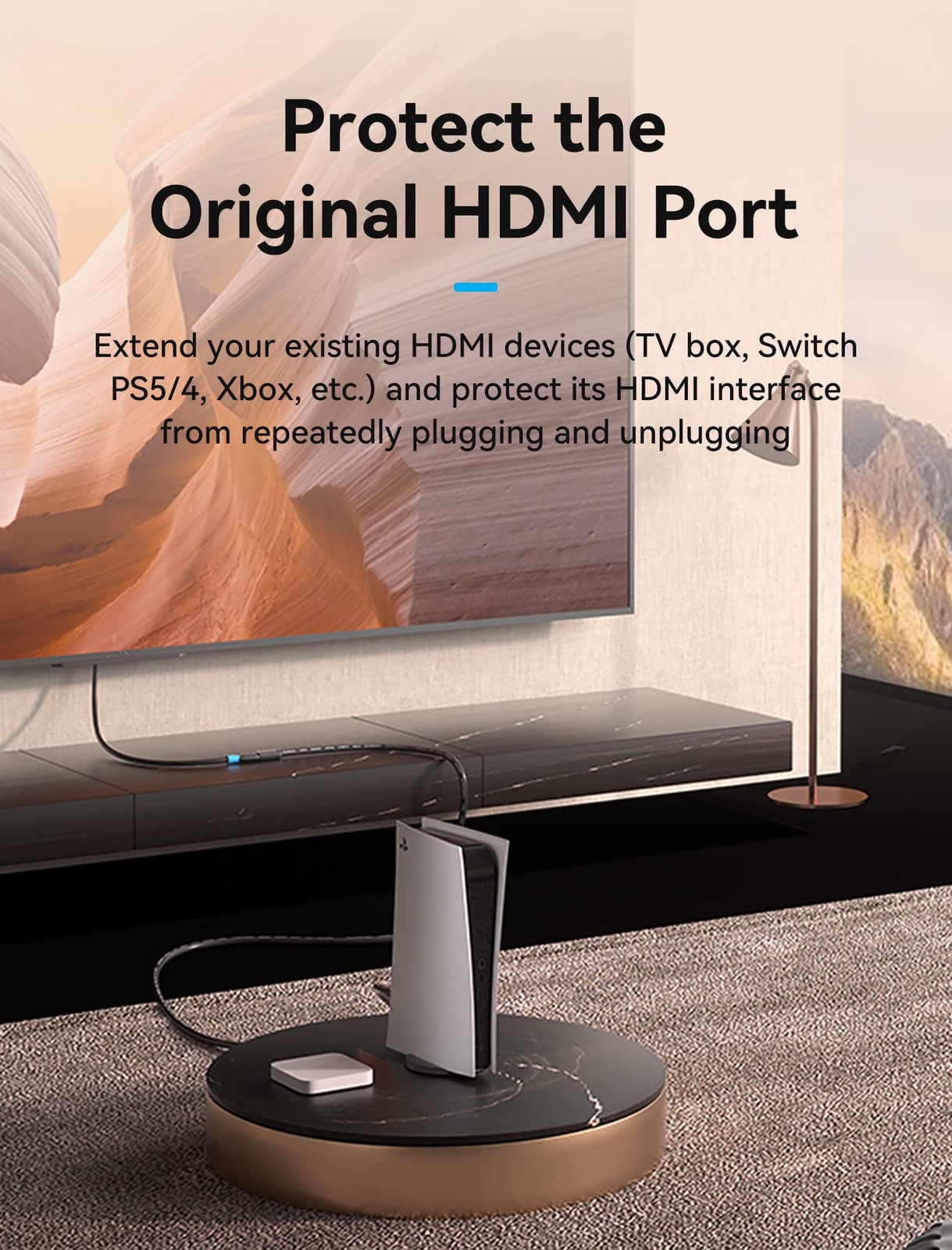 VENTION HDMI Extension Cable 4K Extender 3FT Male to Female Adapter