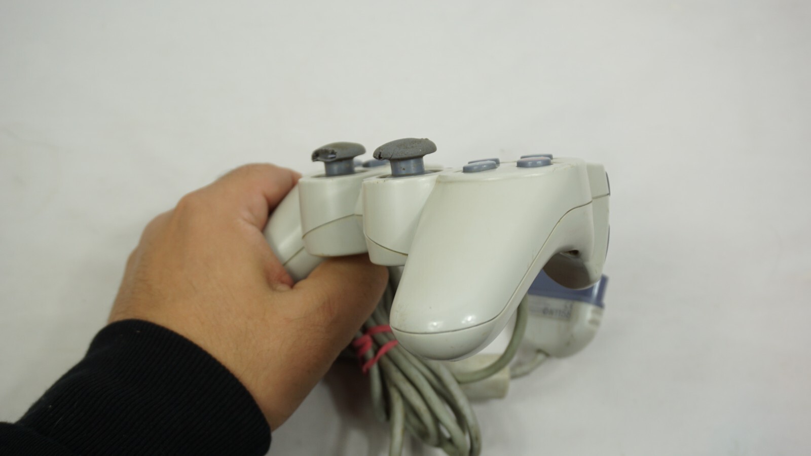 Sony PlayStation 1 PS1 PSOne Controller OEM White Dual Shock SCPH-110 AS IS Part