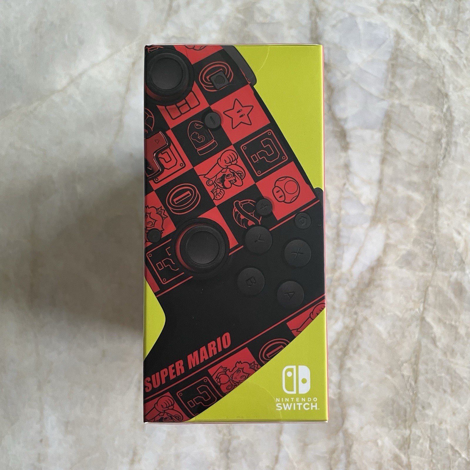 PDP REMATCH GLOW Enhanced Wireless Nintendo Switch Pro Controller Super Mario