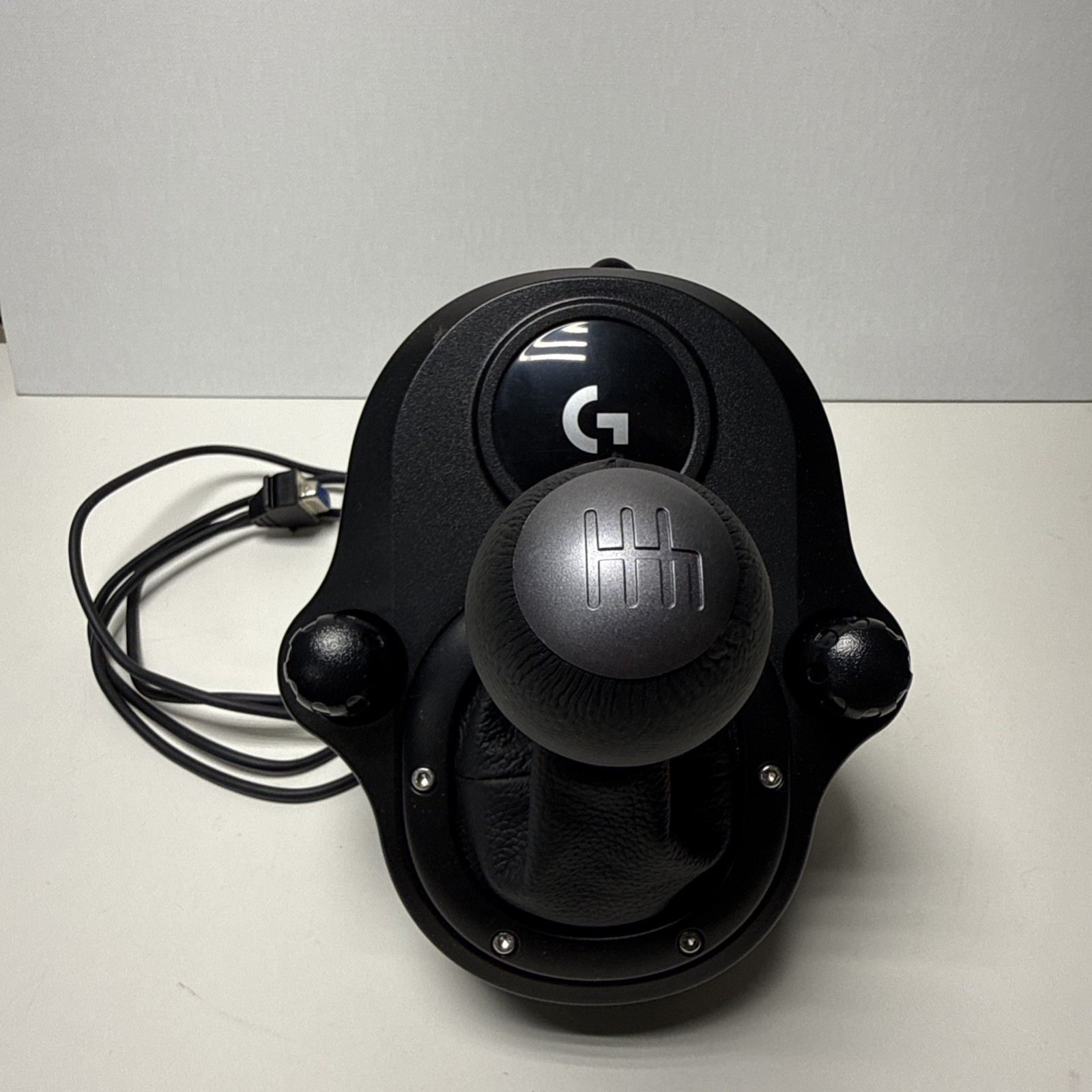 Logitech Driving Force 6-Speed Shifter With Push Down Reverse Open Box