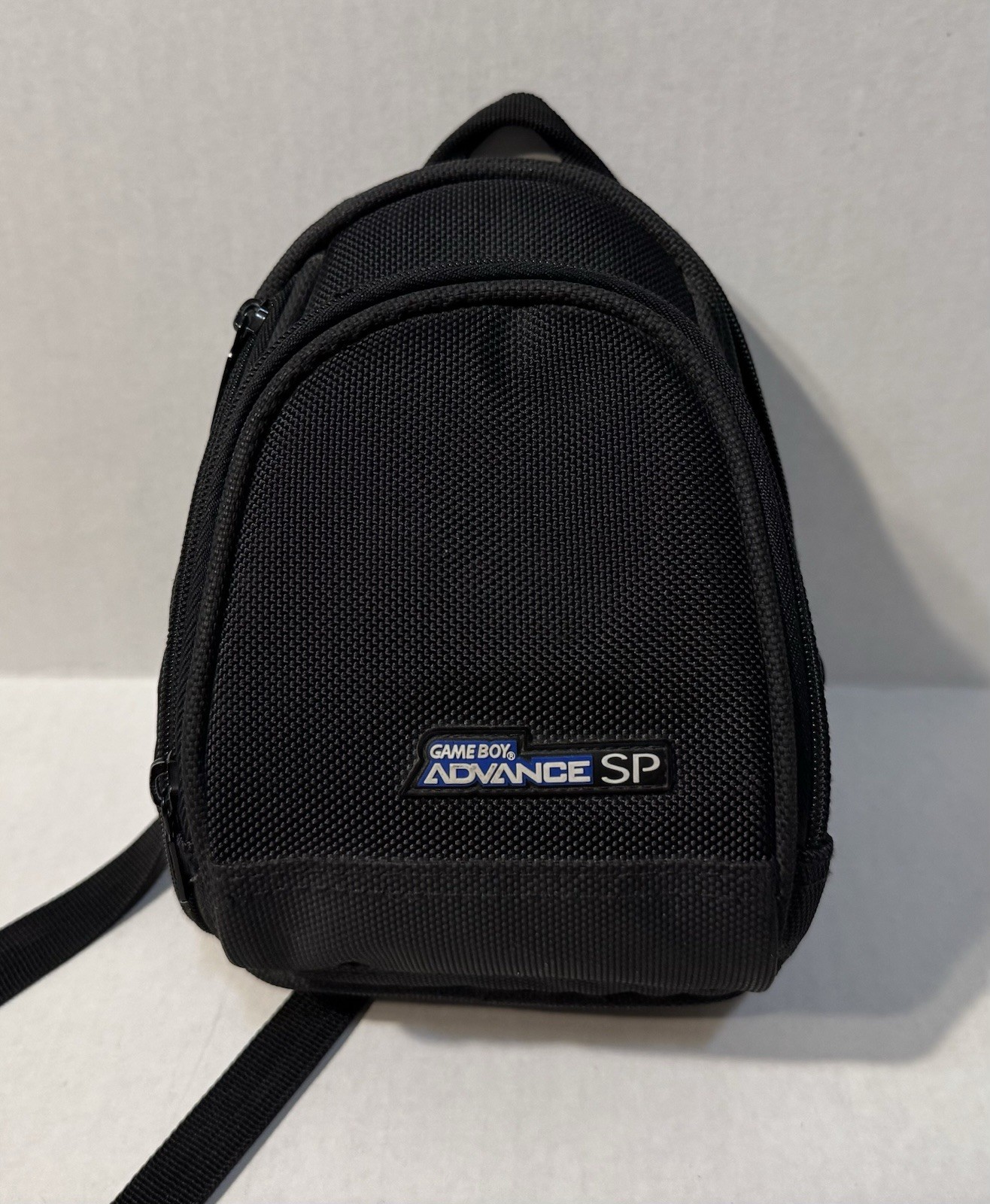 ⁠Official Nintendo GBA SP Carrying Case Travel Bag Authentic Gray/Black RARE
