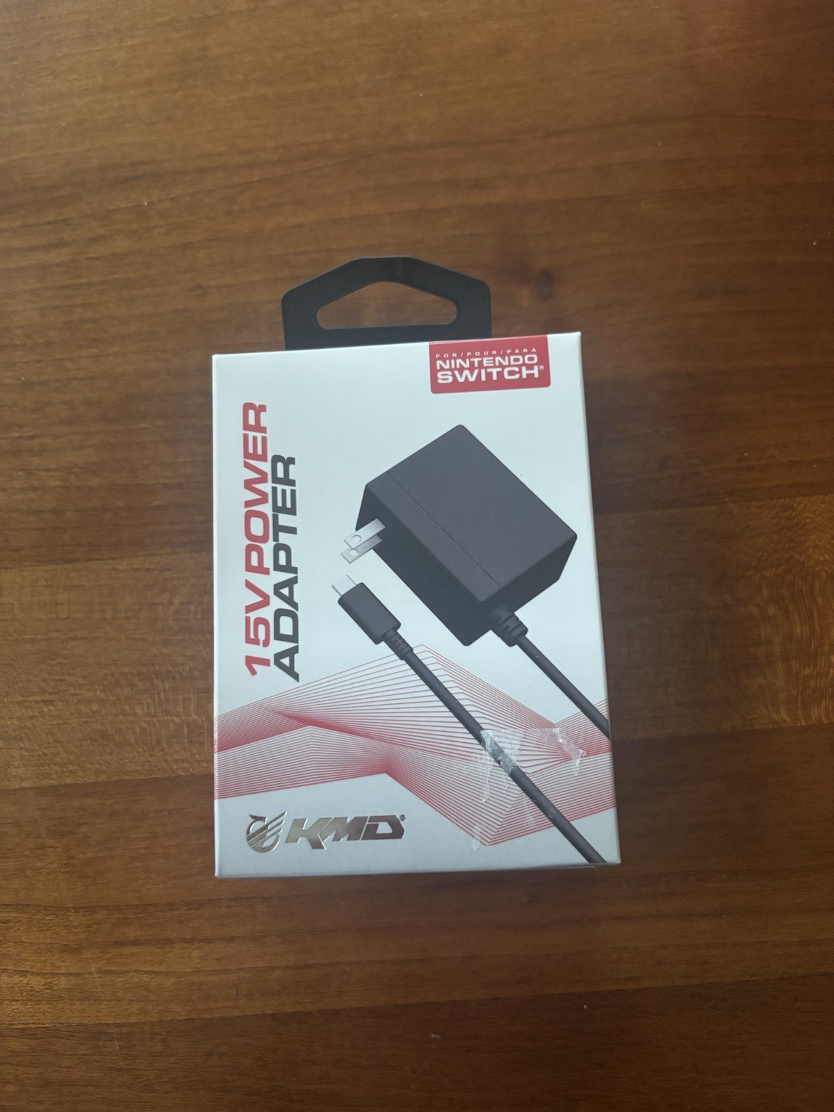 *BRAND NEW* KMD 15V Power Adapter USB-C Wired Black 4ft for Nintendo Switch