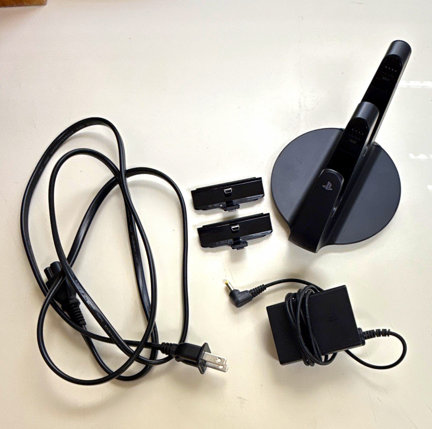 Sony PS3 DualShock 3 Dual Charging Dock Stand w/ AC Adapter, Black, 3ft