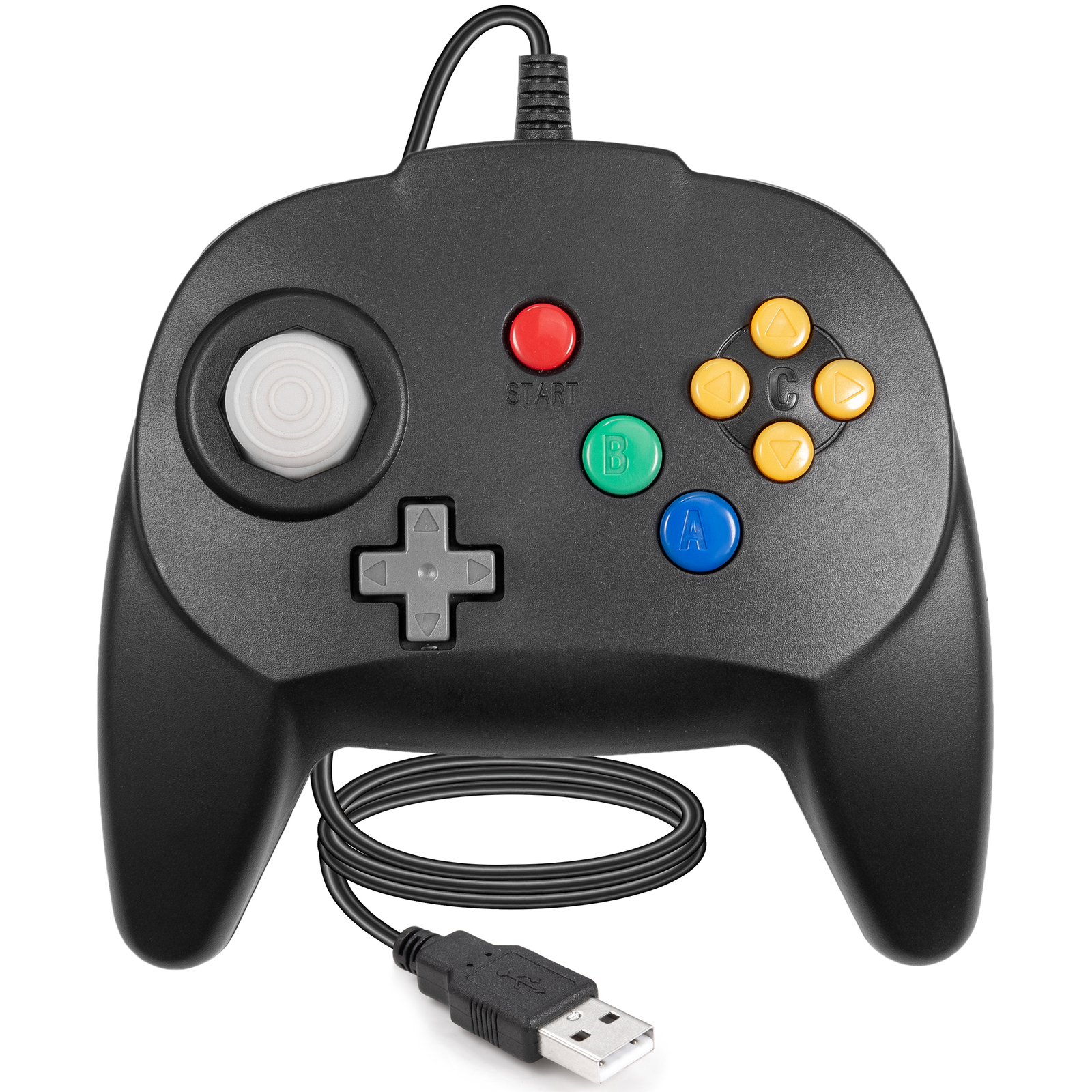Wired Gamepad Joystick For Nintendo64 N64 USB Controller For Raspberry Pi PC MAC