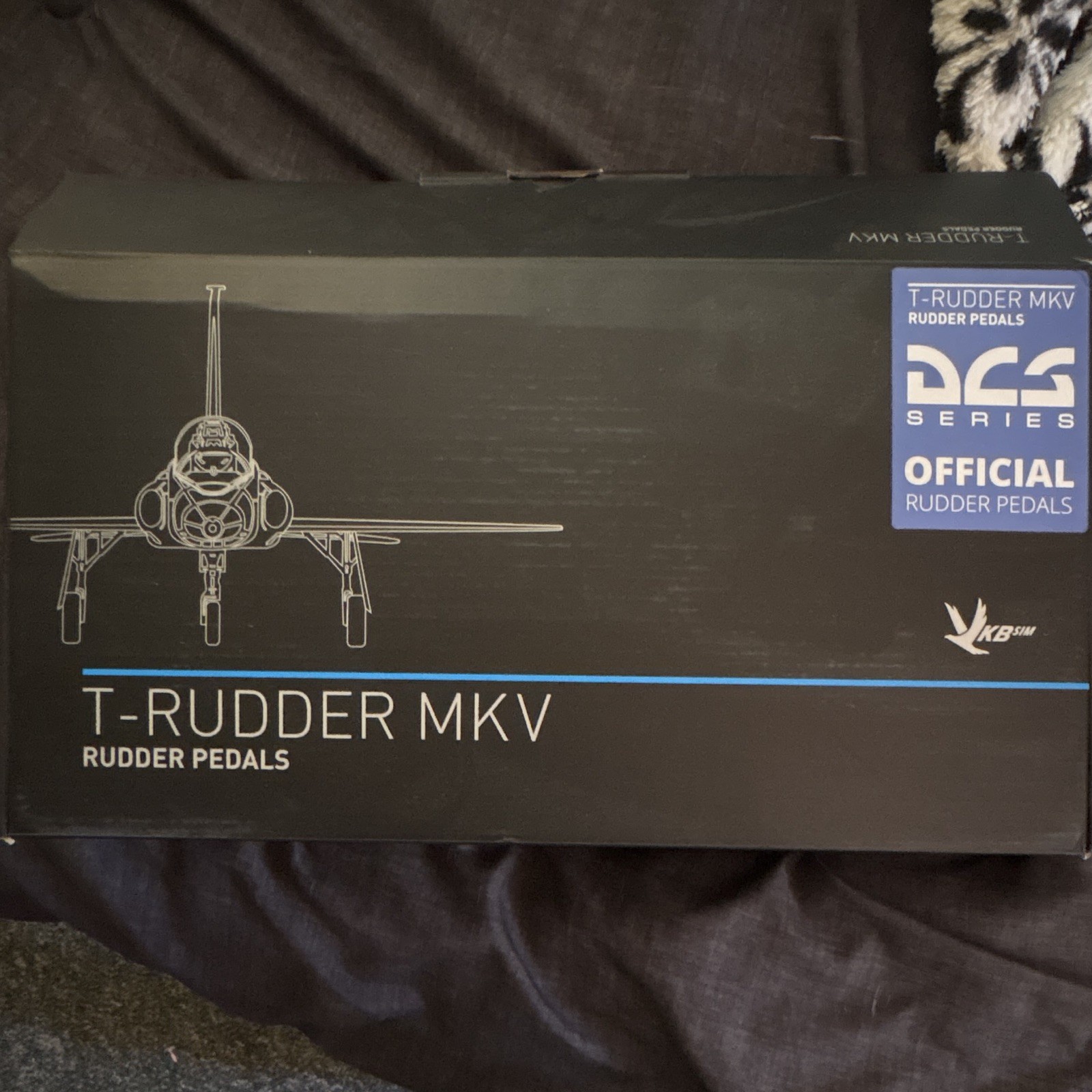 VKBSim T-Rudder MKV Flight Pedals USB Wired Adjustable Non-Contact Sensor PC