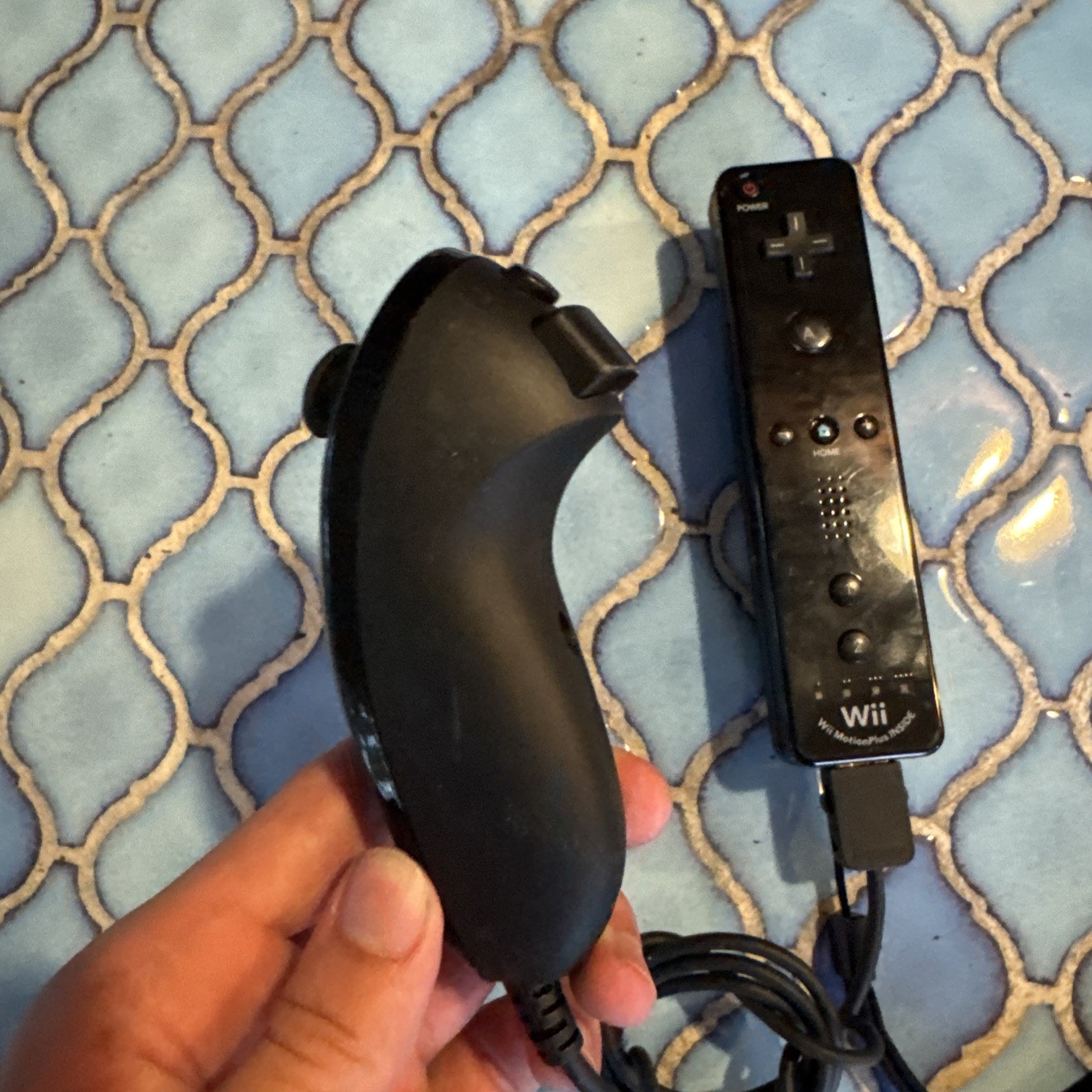 Wii Motion Plus Controller With Nunchuck