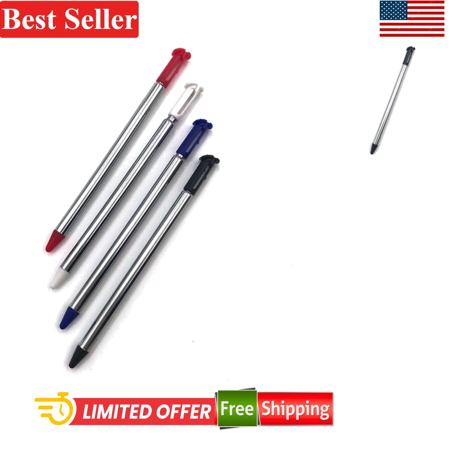 Adjustable Metal Touch Stylus Pen for New 3DS XL LL – Ultimate Gaming Accessory