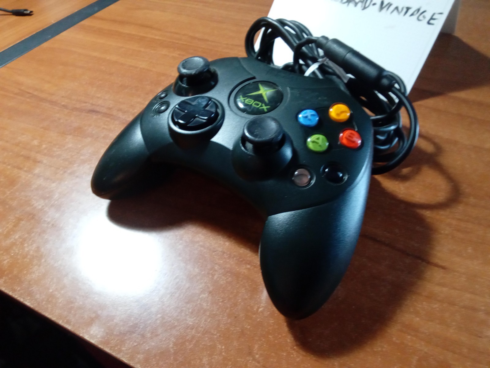 OEM Microsoft Original Xbox S-Controller – Black W/ Breakaway Cable *TESTED*
