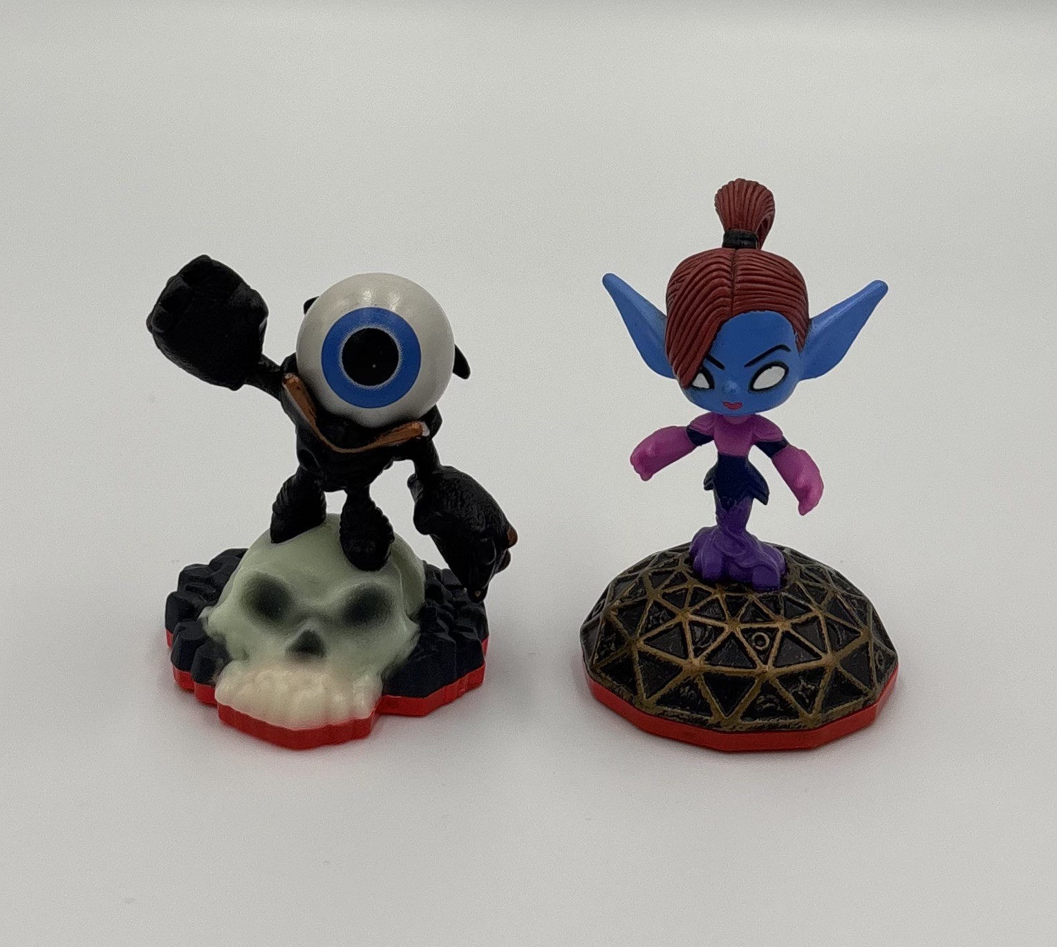 RARE Exclusive Skylanders Trap Team Figure Toy Lot Mini Jini + Mini Eye Small