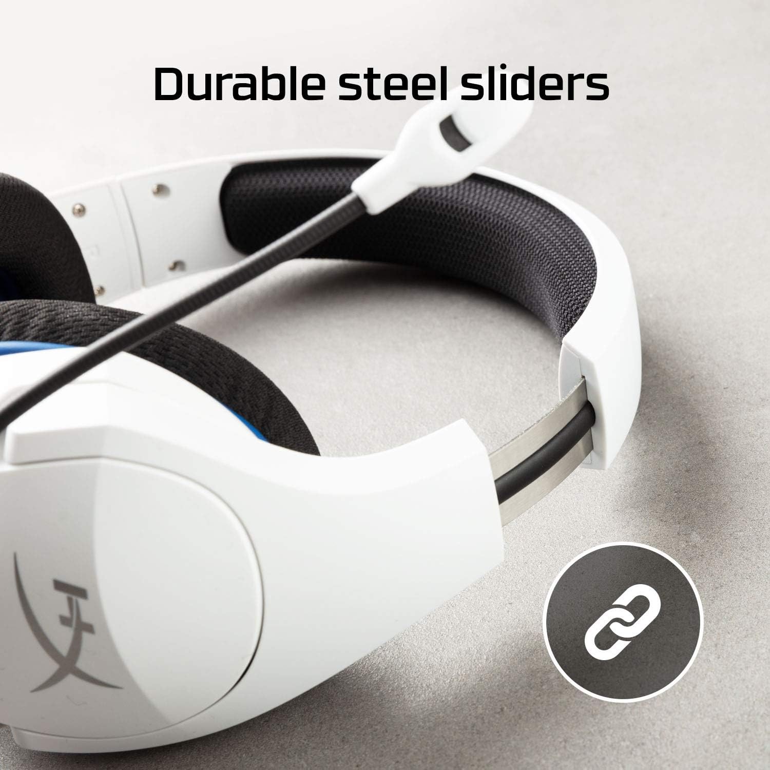 HyperX HHSS1C-KB-WT/G – Wireless Gaming Headset, – White