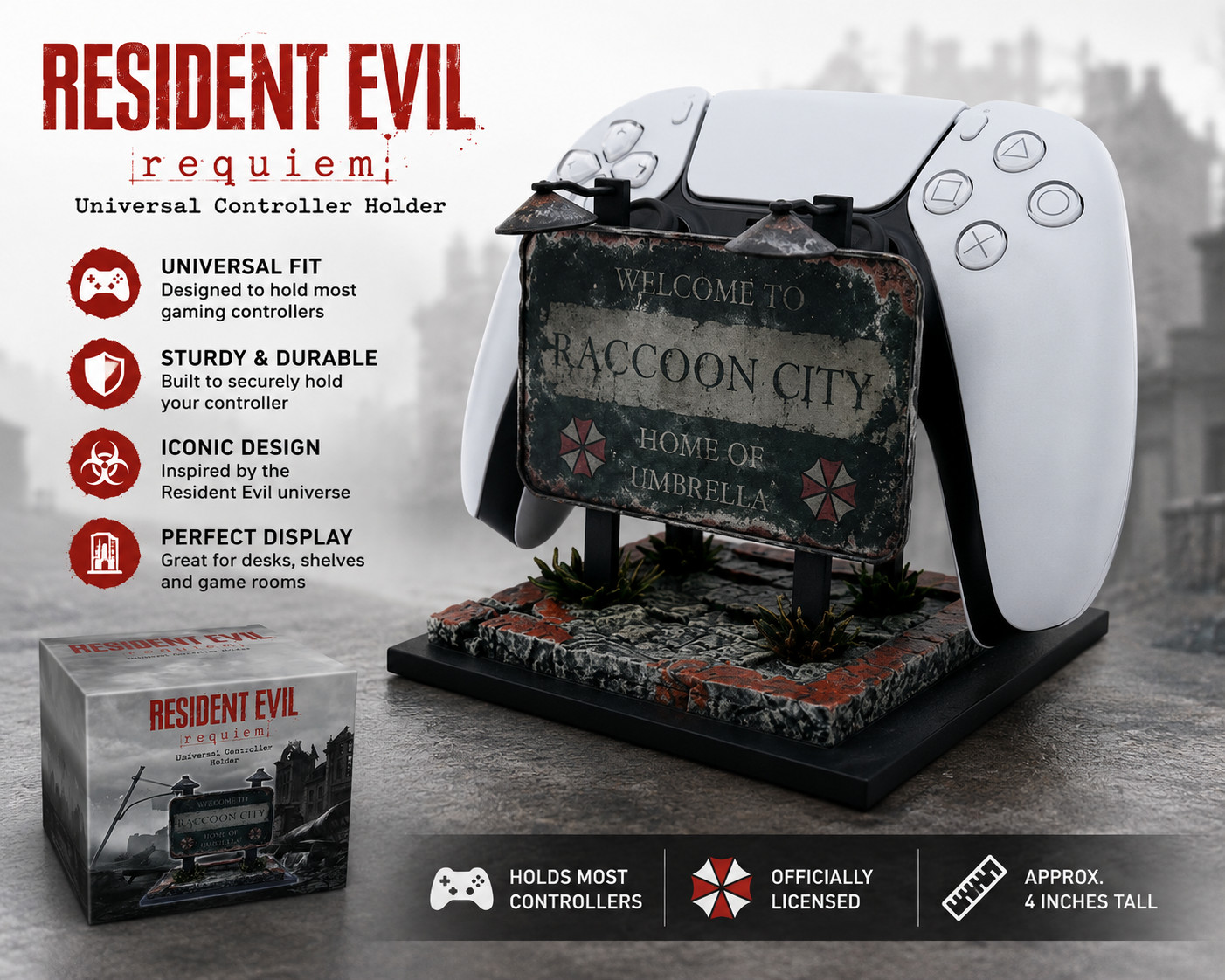 Resident Evil Requiem Universal Controller Holder Capcom New Display Stand