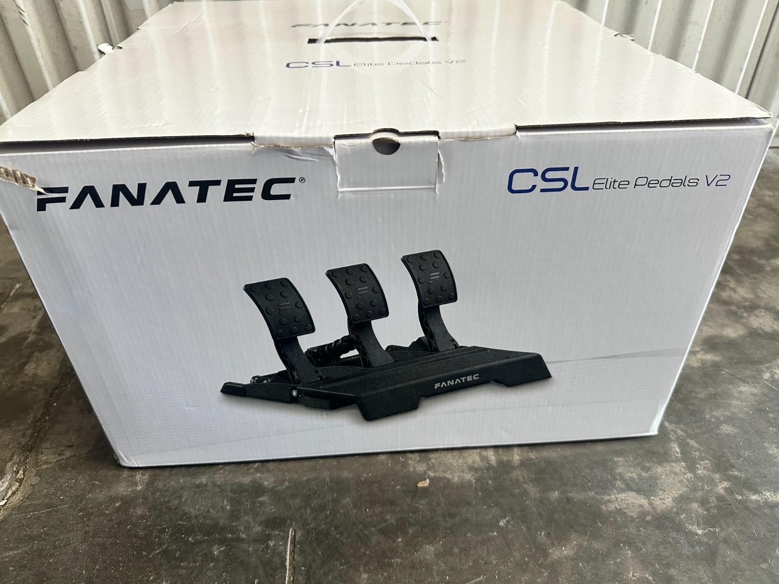 Fanatec CSL ELITE Load Cell Pedal Set with Elastomers & Accessories