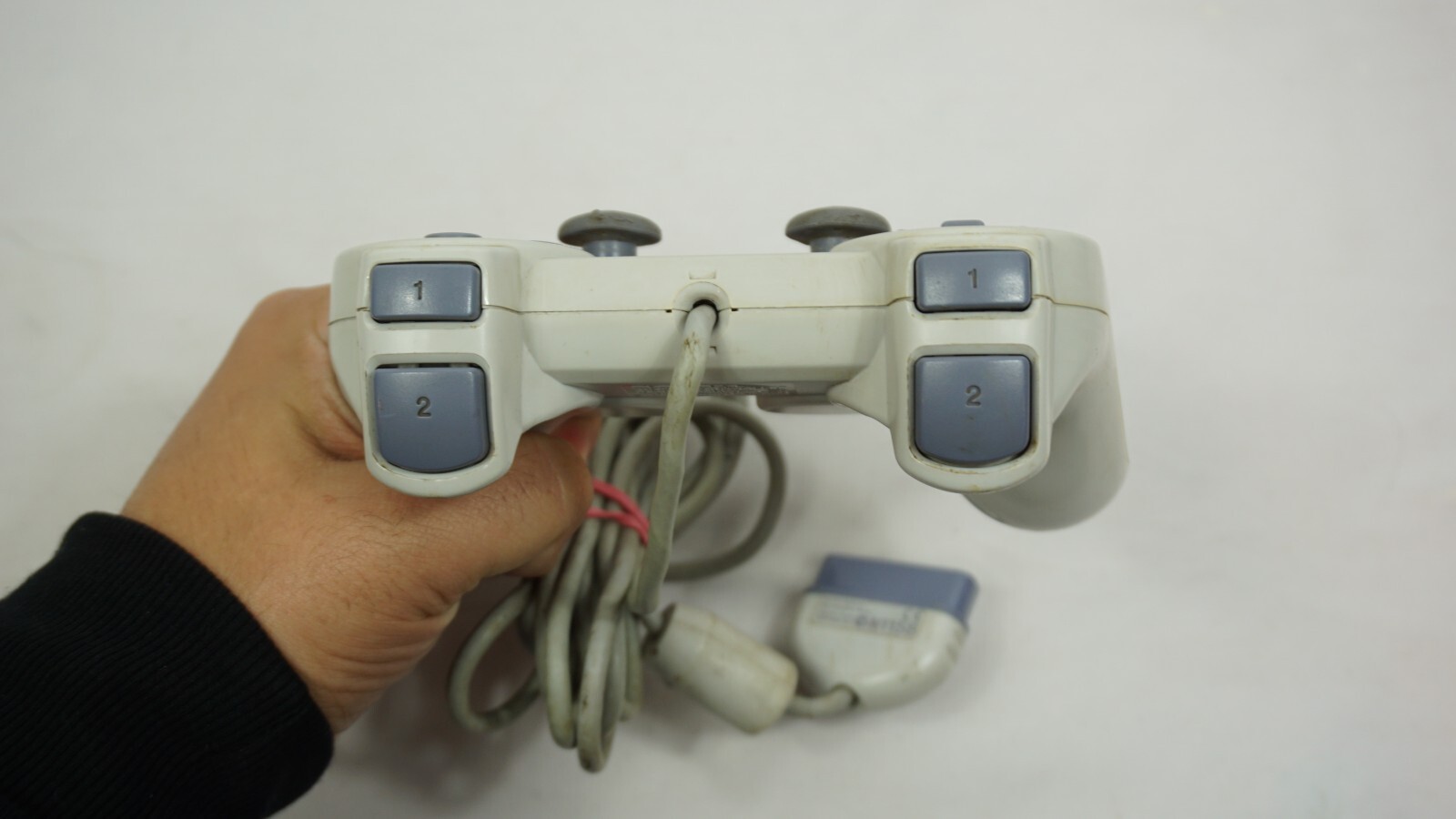 Sony PlayStation 1 PS1 PSOne Controller OEM White Dual Shock SCPH-110 AS IS Part