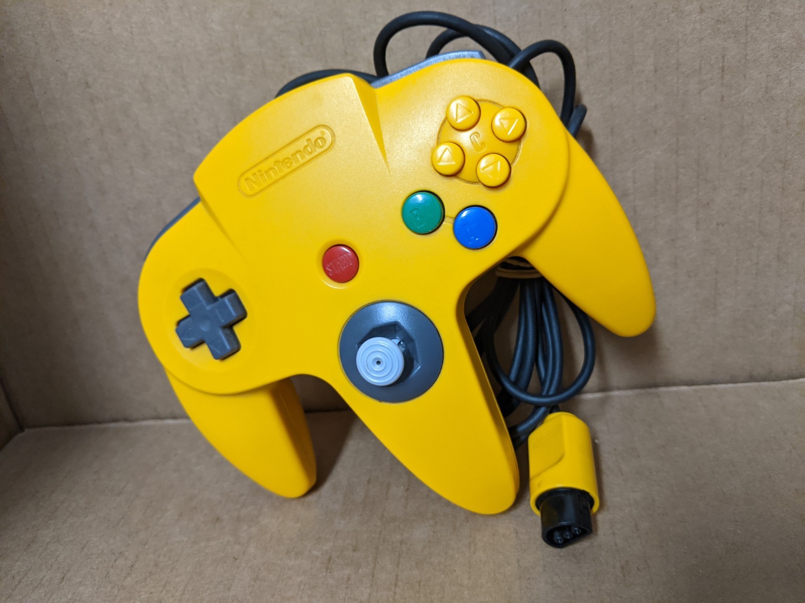 Nintendo N64 Yellow Controller OEM – NUS-005 Tested