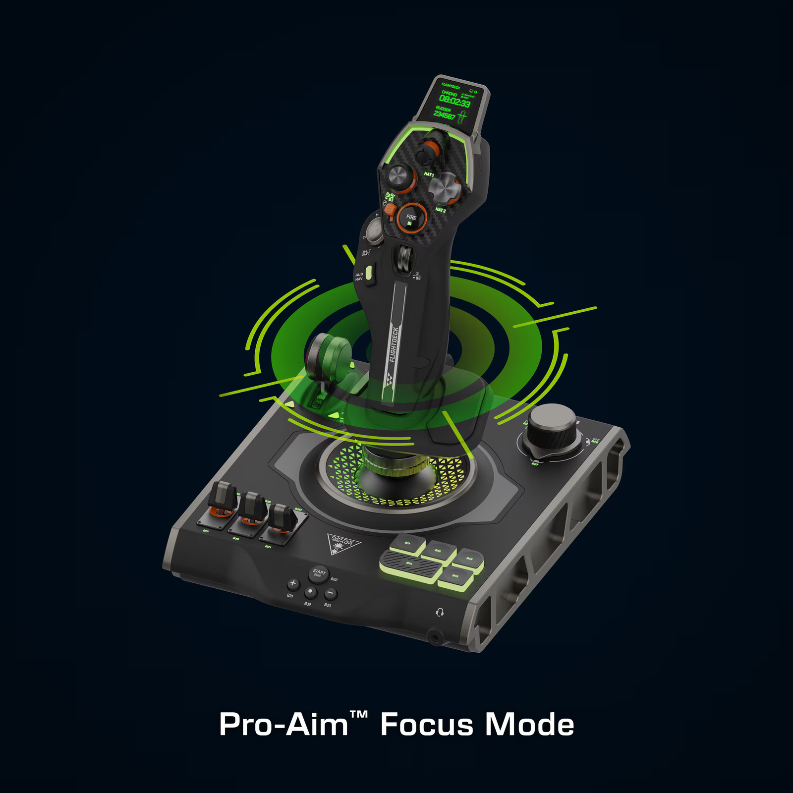 Turtle Beach VelocityOne Flightdeck Universal HOTAS Simulation System Joystic…