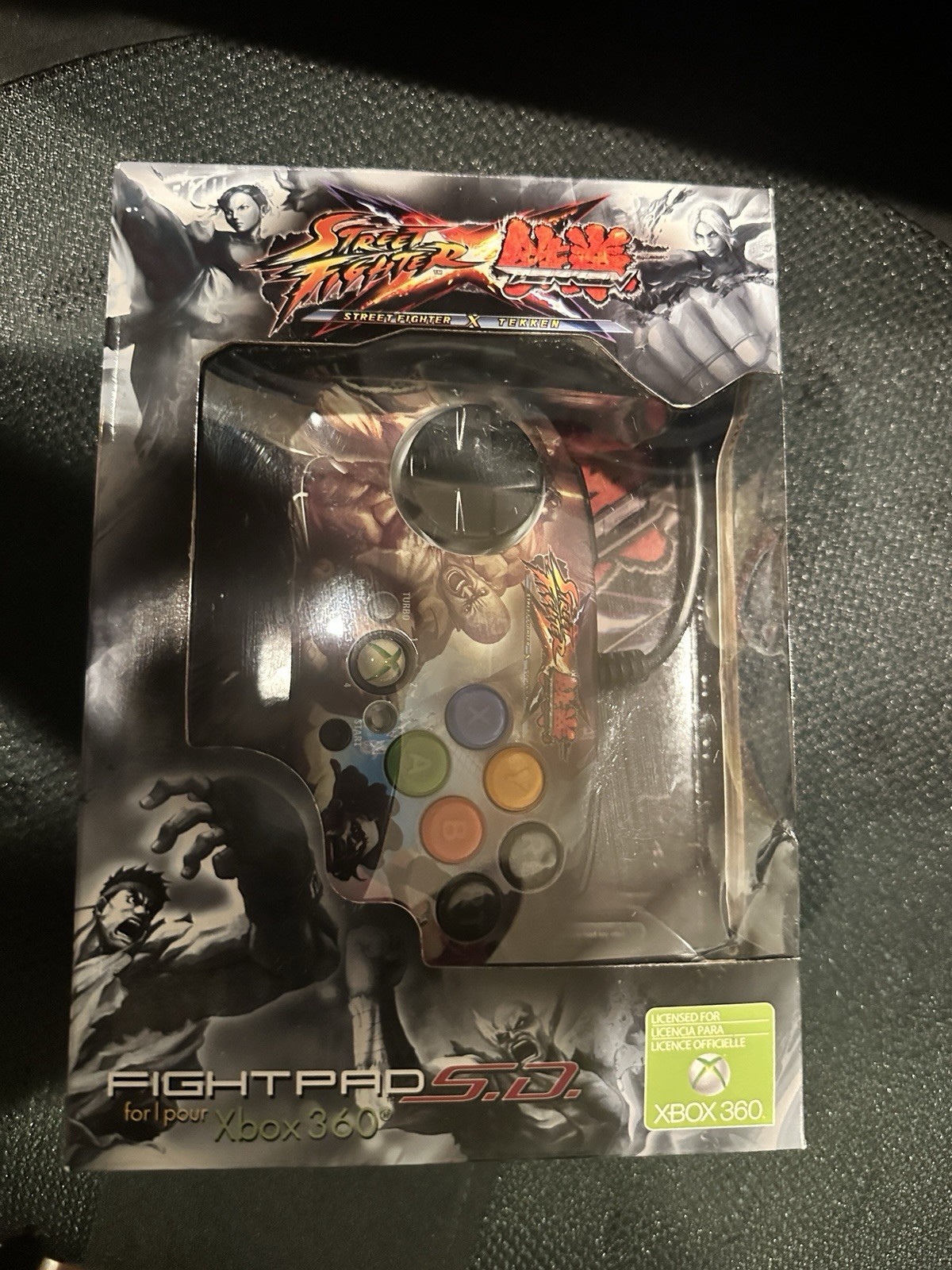Mad Catz Street Fighter X Tekken FightPad SD Poison Hugo King Marduk Xbox 360
