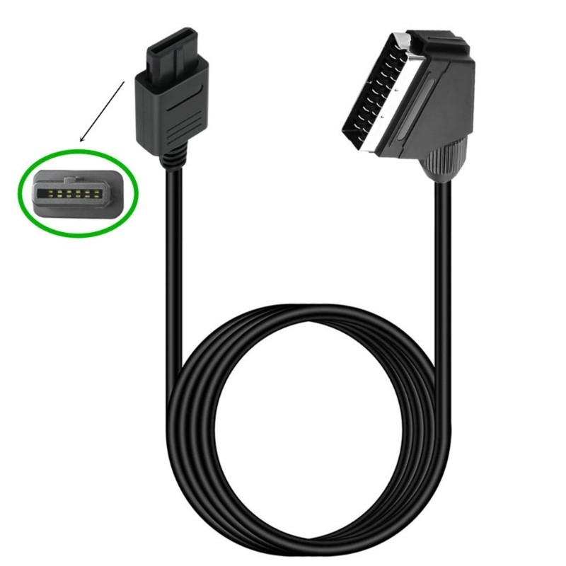Multiple Consoles SCART Cable AntiInterference for N64 NTSC