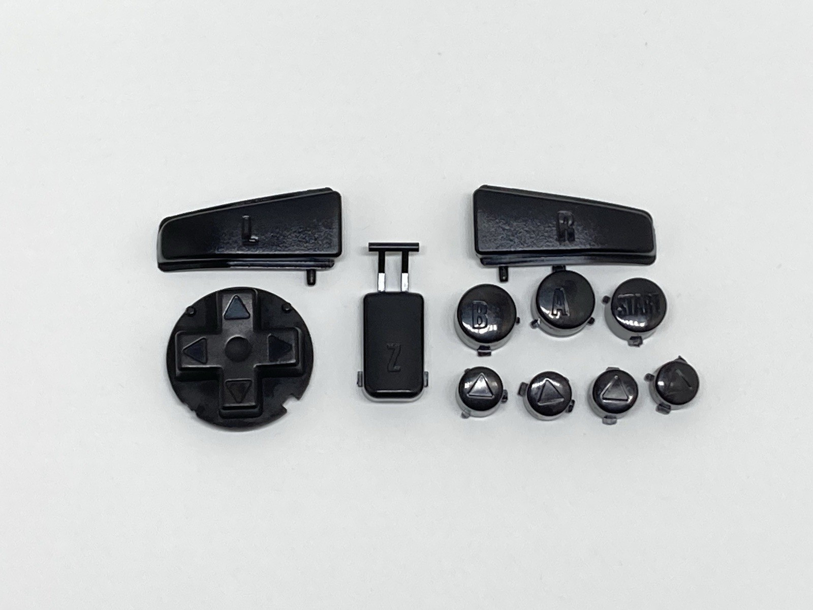Black Nintendo 64 N64 Custom dyed Controller Buttons