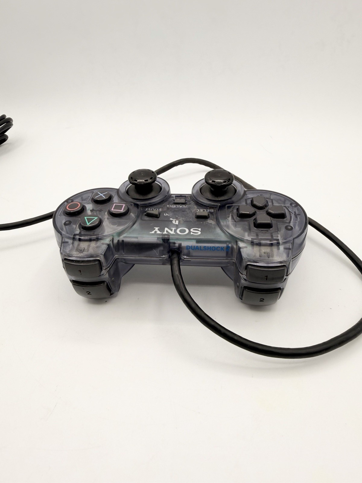 Playstation 2 PS2 Smoke Clear Grey Dual Shock 2 Controller SCPH-10010